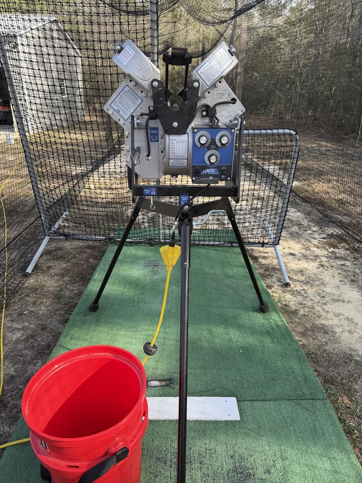 Junior Hack Attack Baseball Pitching Machine by Sports Attack customer photo 1