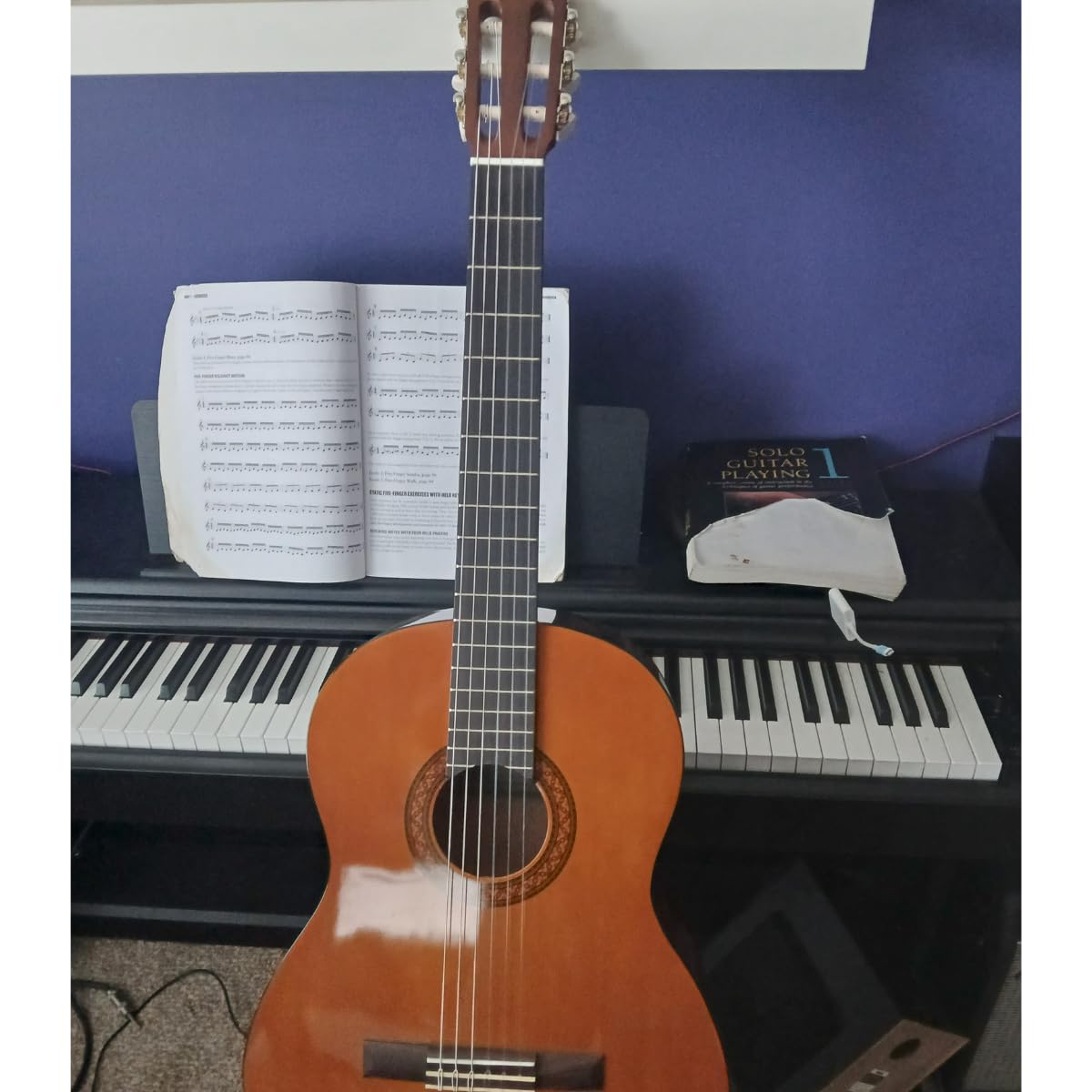 Yamaha C40II Classical Guitar, Full Size With Rosewood Fingerboard and Bridge, Natural customer photo 1
