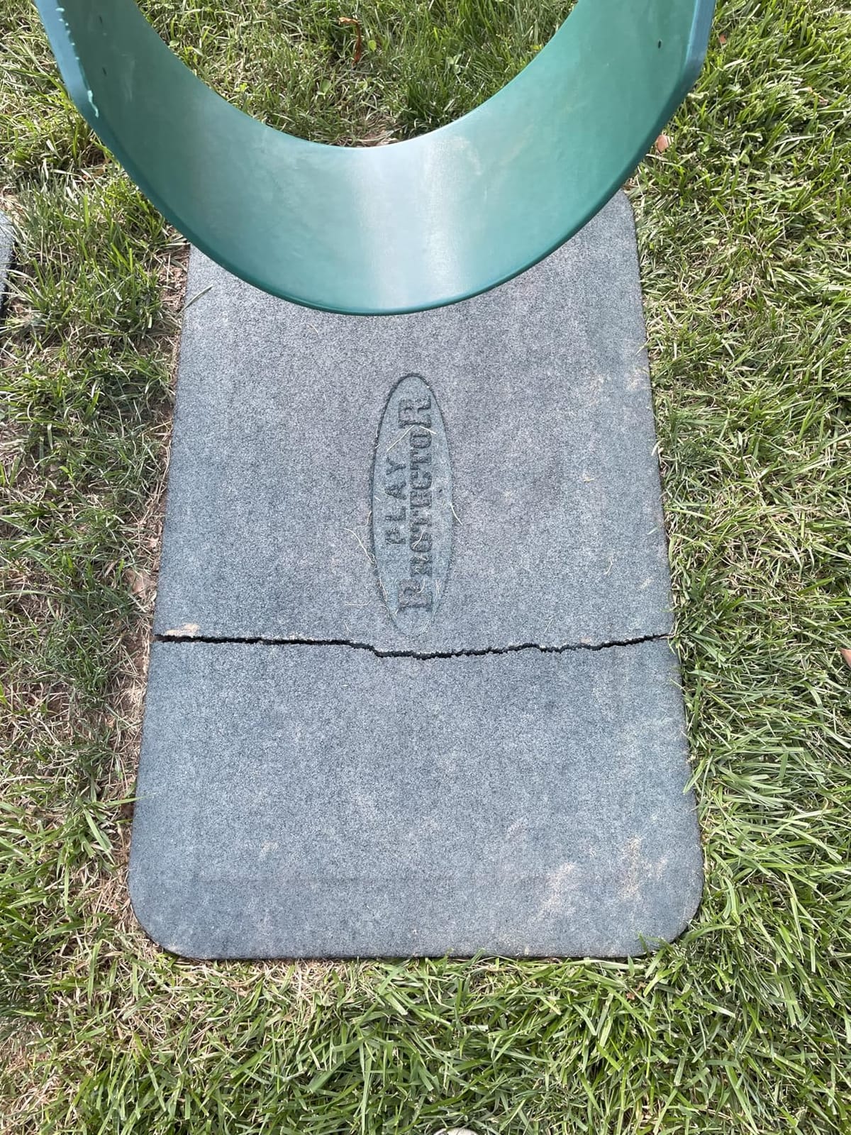 Gorilla Playsets 09-0012-PAIR-G Protective Rubber Mat For Swing Set of 2 Mats, Green customer photo 1