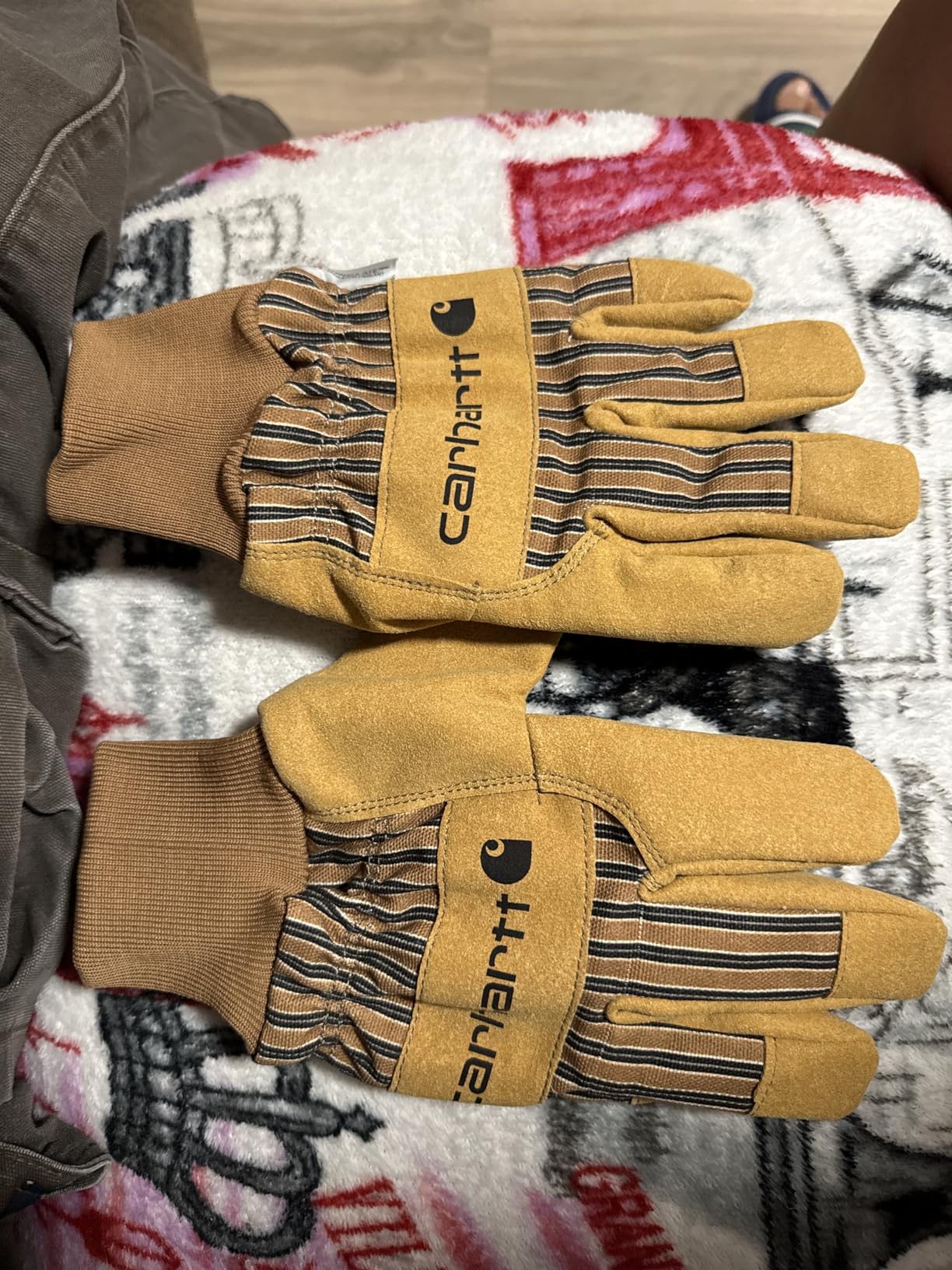 Carhartt Men's A512 Insulated Suede Knit Cuff Work Glove customer photo 2