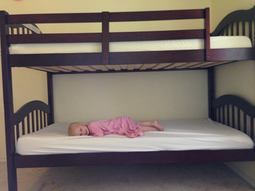 Storkcraft Long Horn Twin-Over-Twin Bunk Bed, White | GREENGUARD Gold Certified, Converts to 2 Individual Twin Beds, Wood Bunk Bed for Kids Bedroom, No Box Spring Required customer photo 1