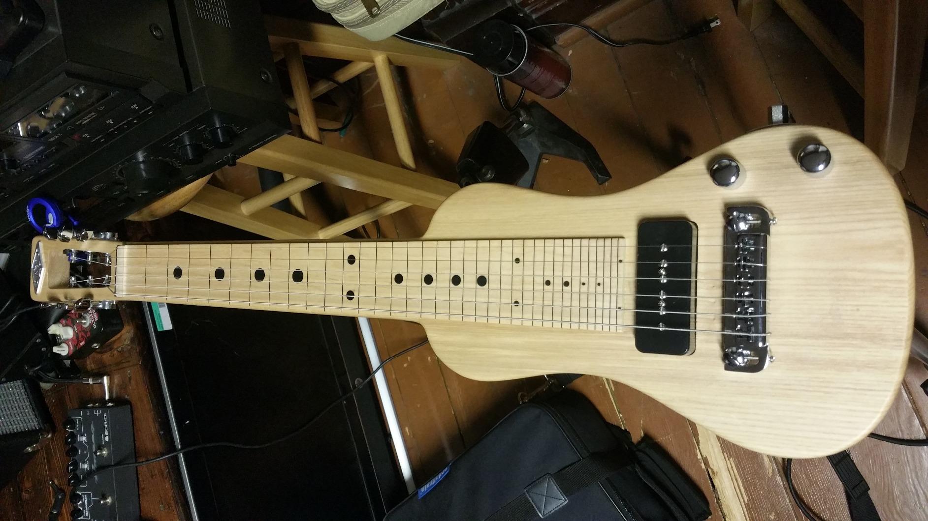 SX Lap 2 Ash NA Electric Lap Steel Guitar w/Stand & Bag customer photo 1