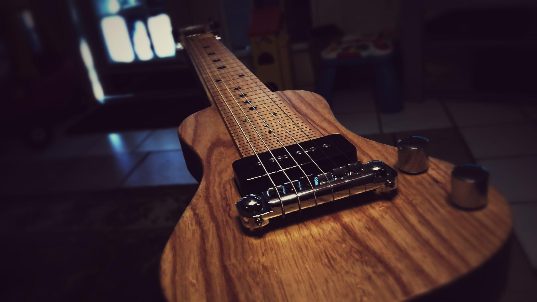 SX Lap 2 Ash NA Electric Lap Steel Guitar w/Stand & Bag customer photo 2