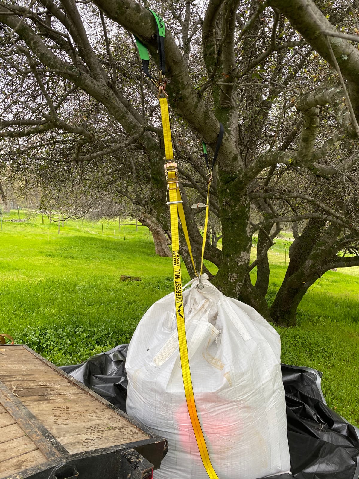 Everest Premium Ratchet Tie Down - 1 PK - 2 IN - 27 FT - 3333 LBS Working Load - 10000 LBS Break Strength - Double J Hook - Cargo Straps Perfect for Moving Appliances, Lawn Equipment and Motorcycles customer photo 1
