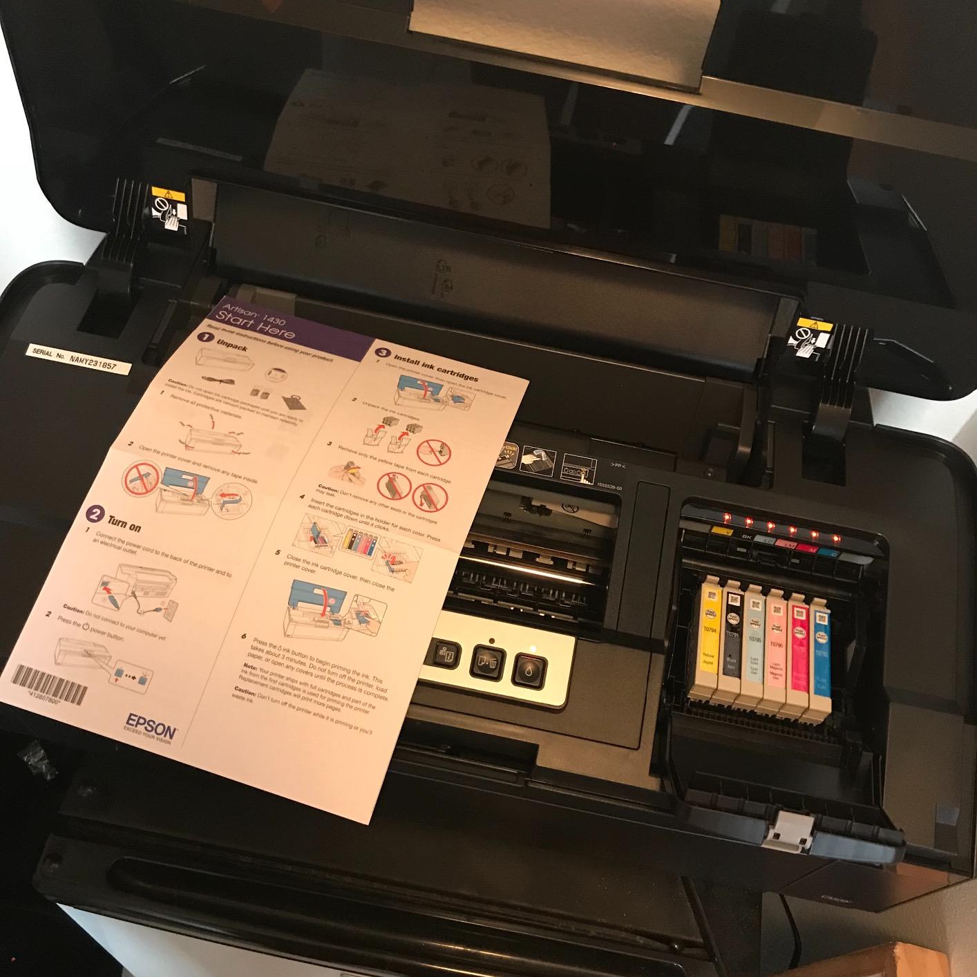 Epson Artisan 1430 Wireless Color Wide-Format Inkjet Printer (C11CB53201) customer photo 2