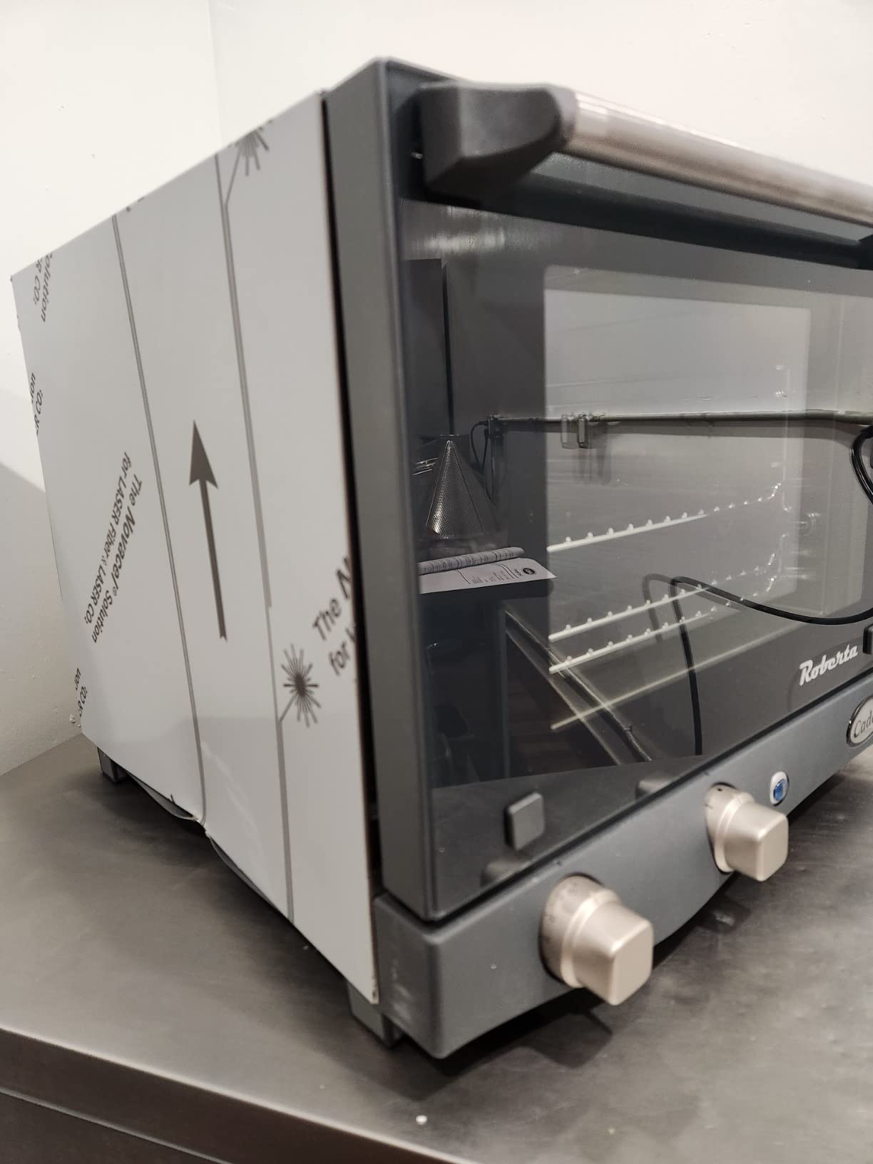 Cadco OV-003 Quarter-Size Commercial Convection Oven, 3 Pan, 120V customer photo 1