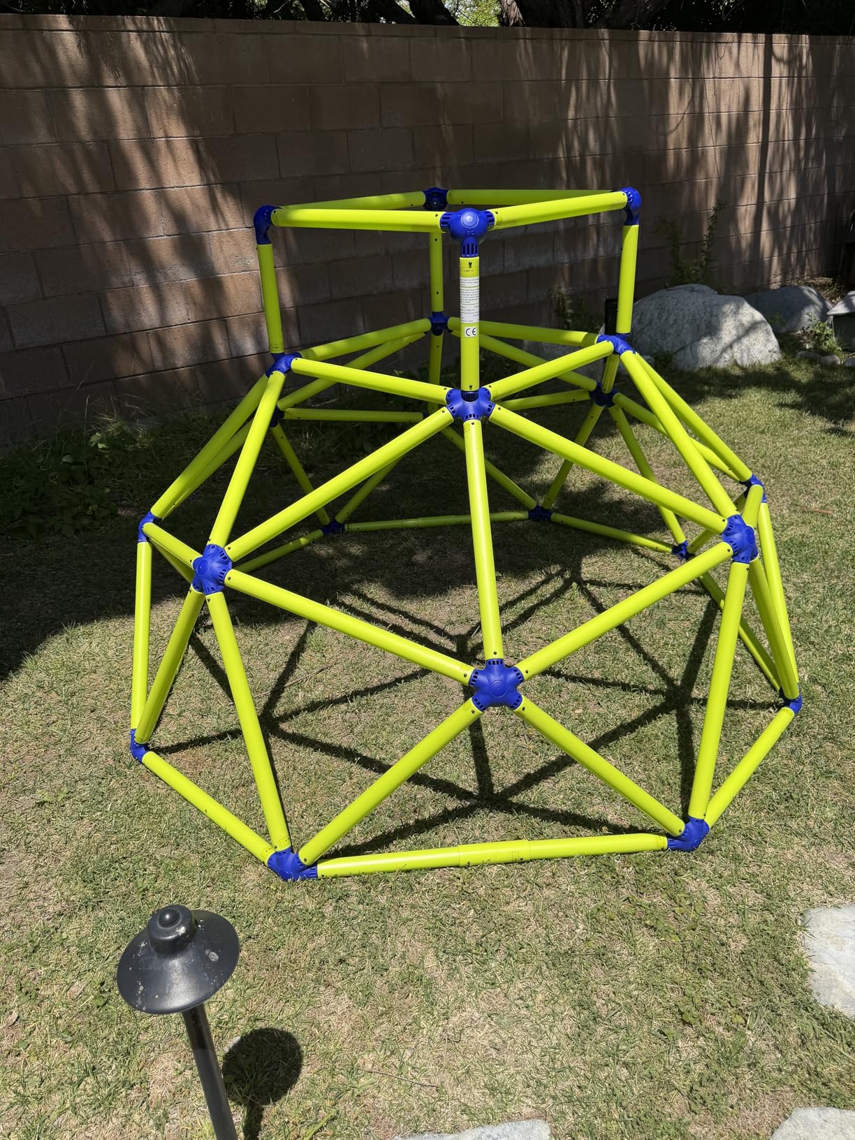 Eezy Peezy Climber with Top - Active Indoor Outdoor Play Set Climbing Dome Equipment Toys - Fun for Kids Ages 3 to 6 Years Old, Green and Blue customer photo 2