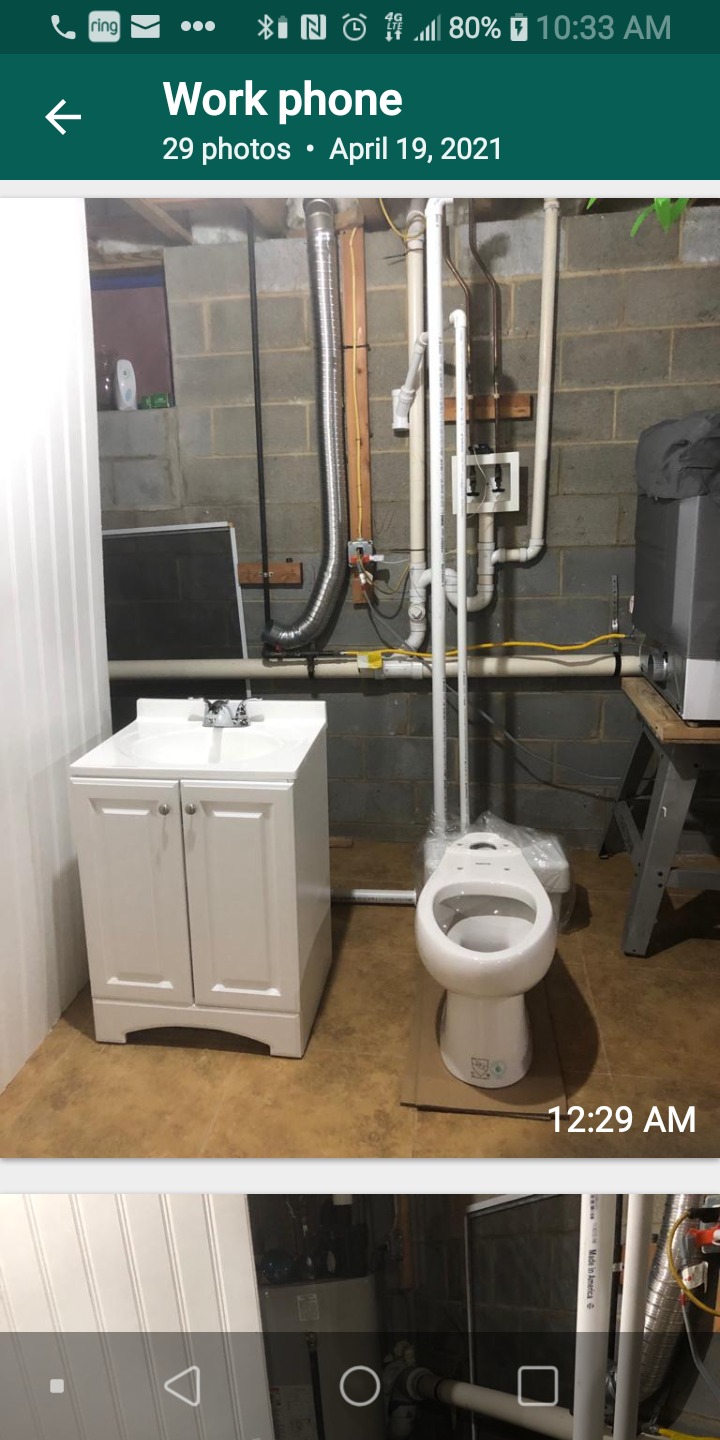 Liberty Pumps ASCENTII-ESW 1/2 HP, 115VESW Macerating Toilet customer photo 1