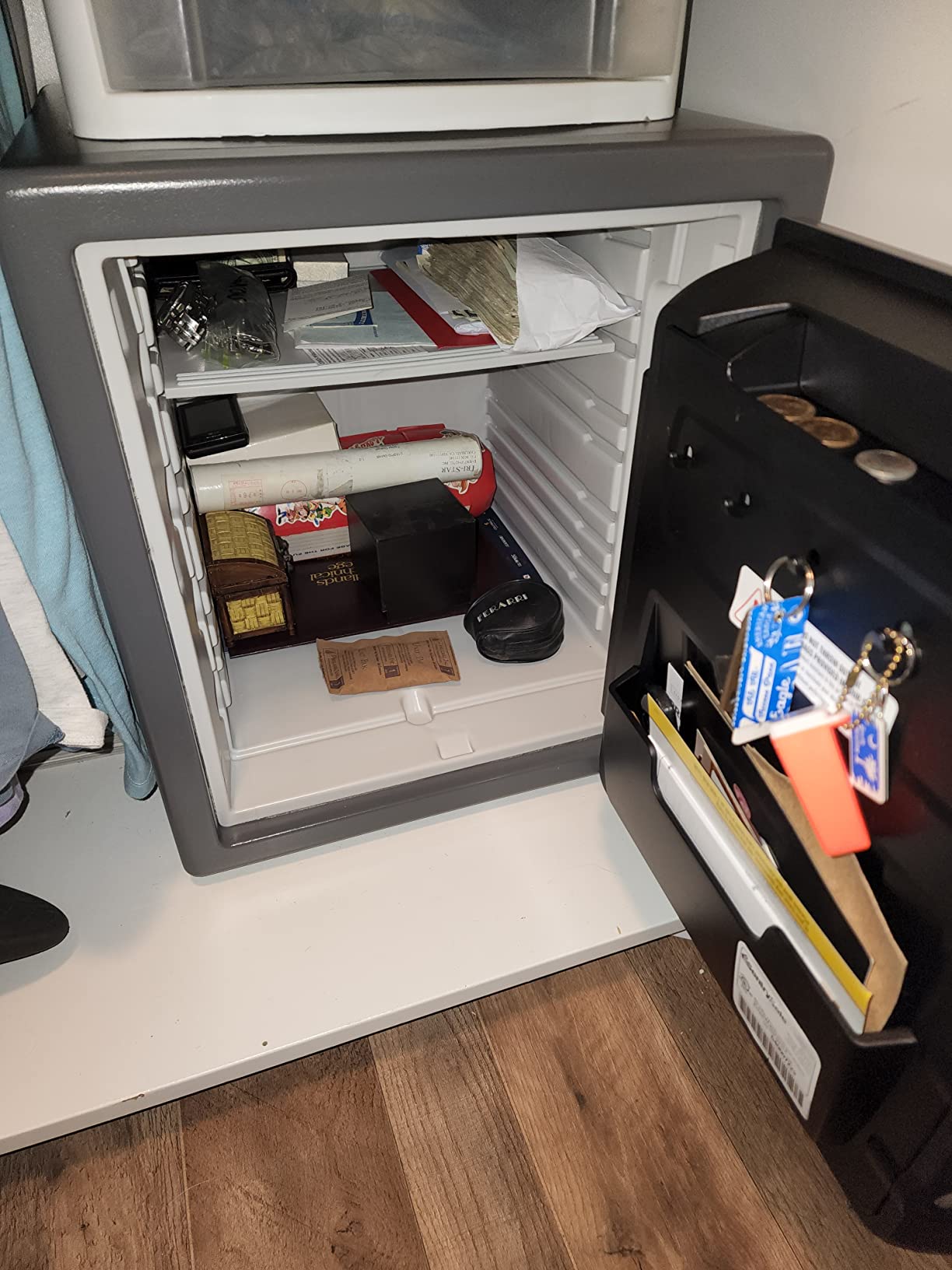 SentrySafe Black Fireproof Safe with Digital Push Button Keypad, 1.23 Cubic Feet, SF123ES customer photo 1