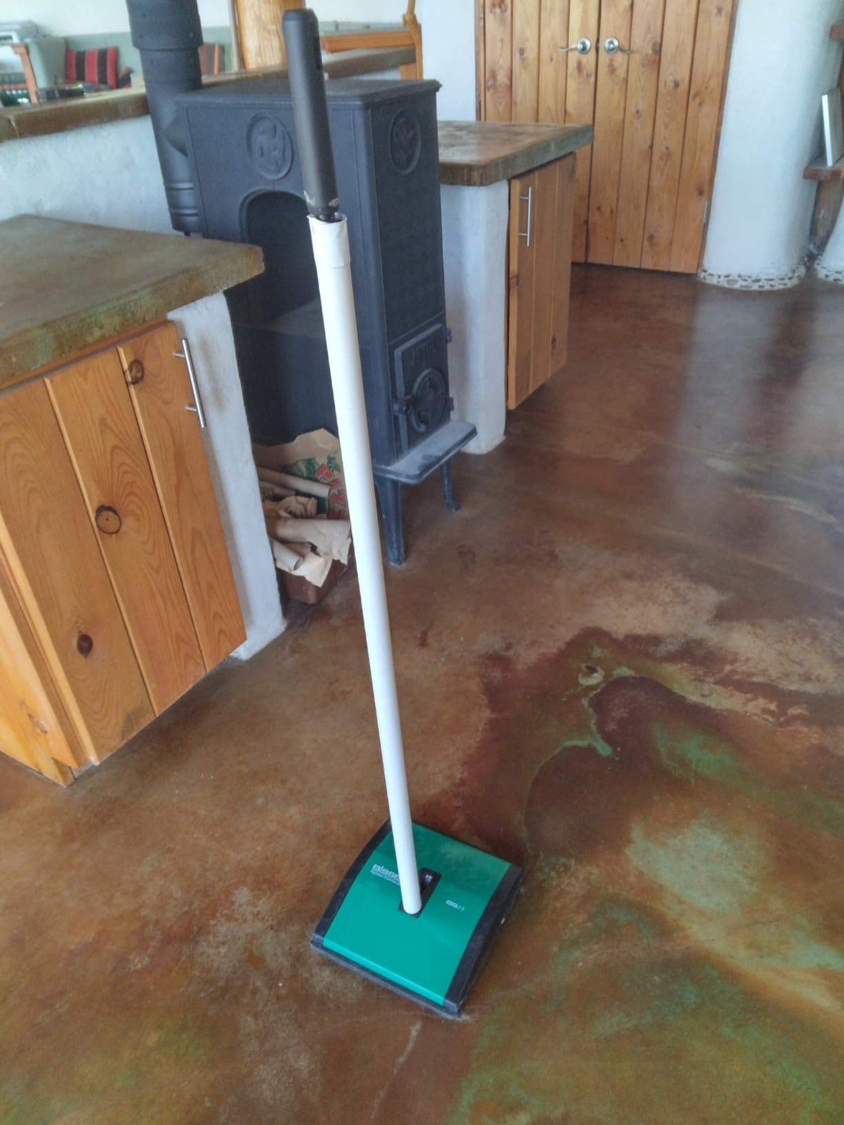 BISSELL BigGreen Commercial BG23 Sweeper with 2 Nylon Brush Rolls, 7-1/2