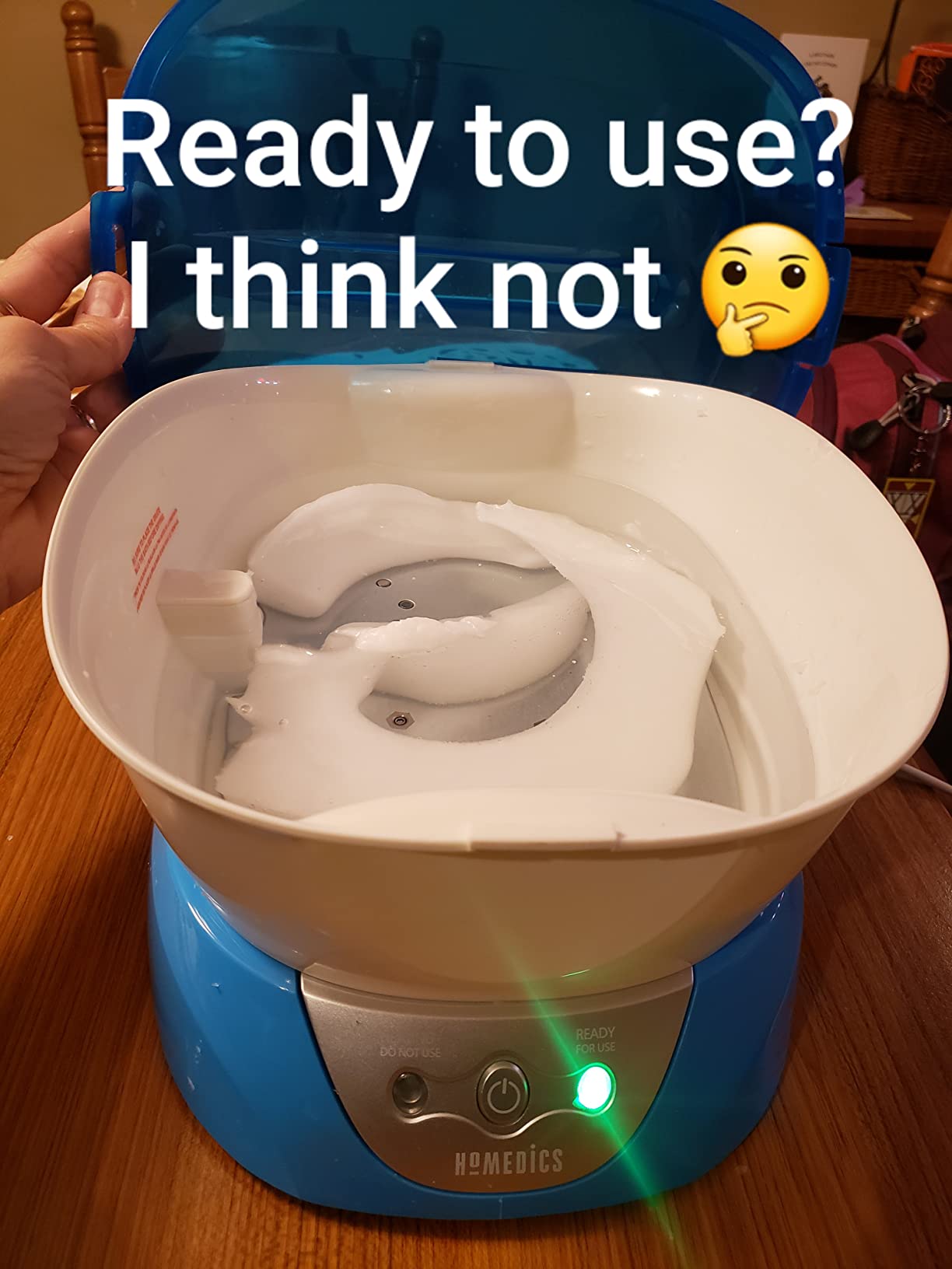 Homedics Paraffin Wax Machine for Hands - Hypoallergenic Hot Wax Hand Therapy Machine to Soothe and Moisturize Hands - Includes 3 Pounds of Wax and 20 Hand Liners customer photo 1