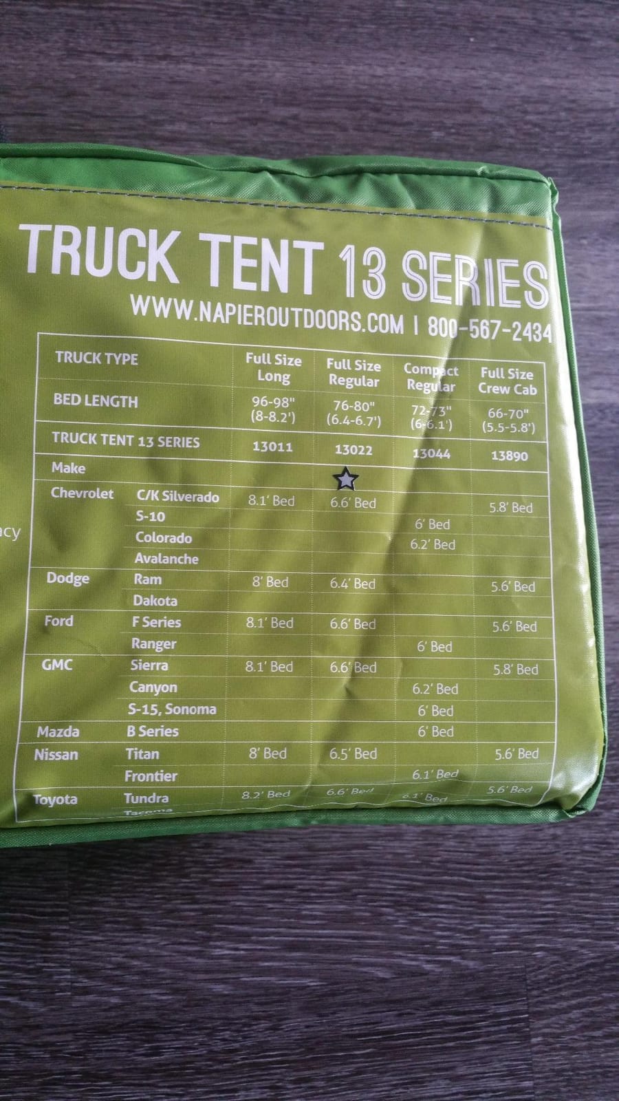 Napier Backroadz Truck Tent 13 Series | Pickup Truck Bed Camping Tent | Rainfly for Water Protection | Sturdy and Spacious 2-Person Truck Bed Tent | Easy 10-Minute Setup | Green/Gray customer photo 2