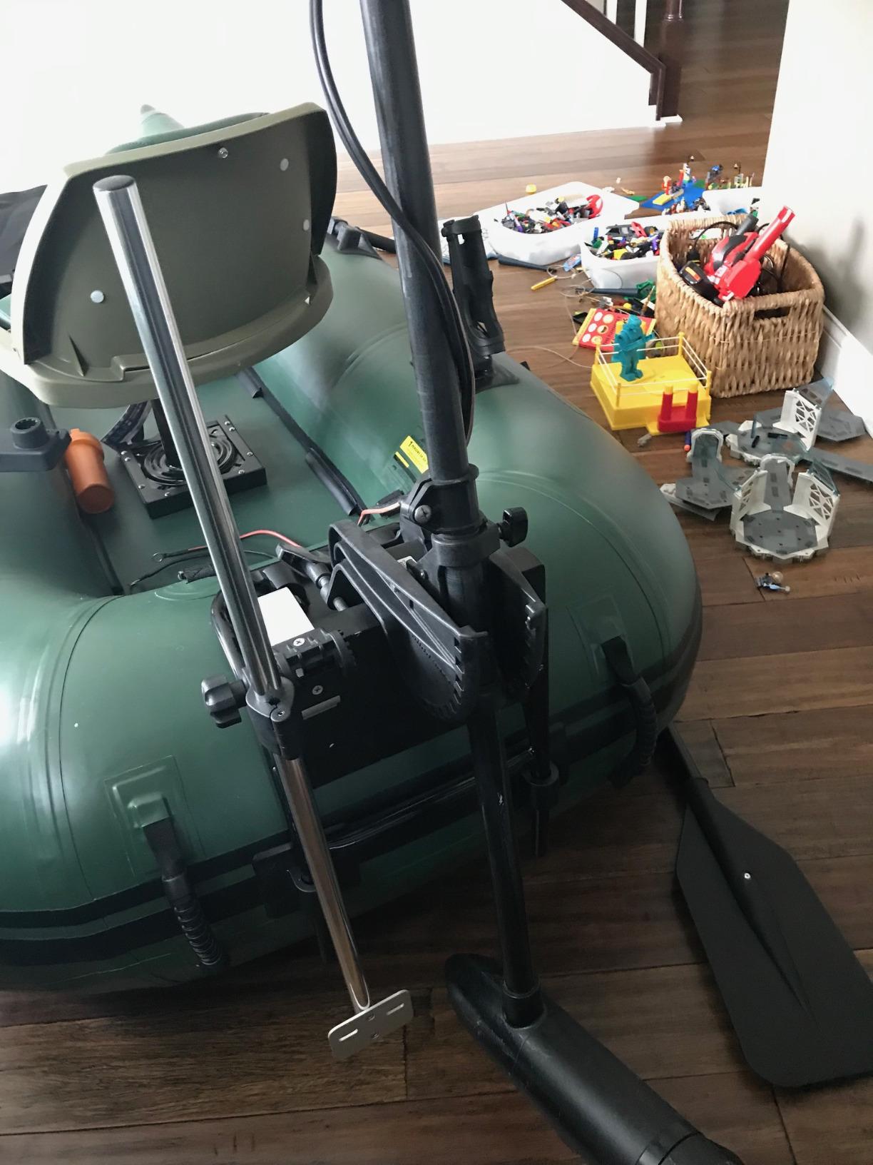 Sea Eagle 285 Frameless Inflatable 9' Pontoon Fishing Boat - 1 Person- Lightweight, Portable-Perfect for Hunting & Fishing-Sets up in 5 Minutes customer photo 1