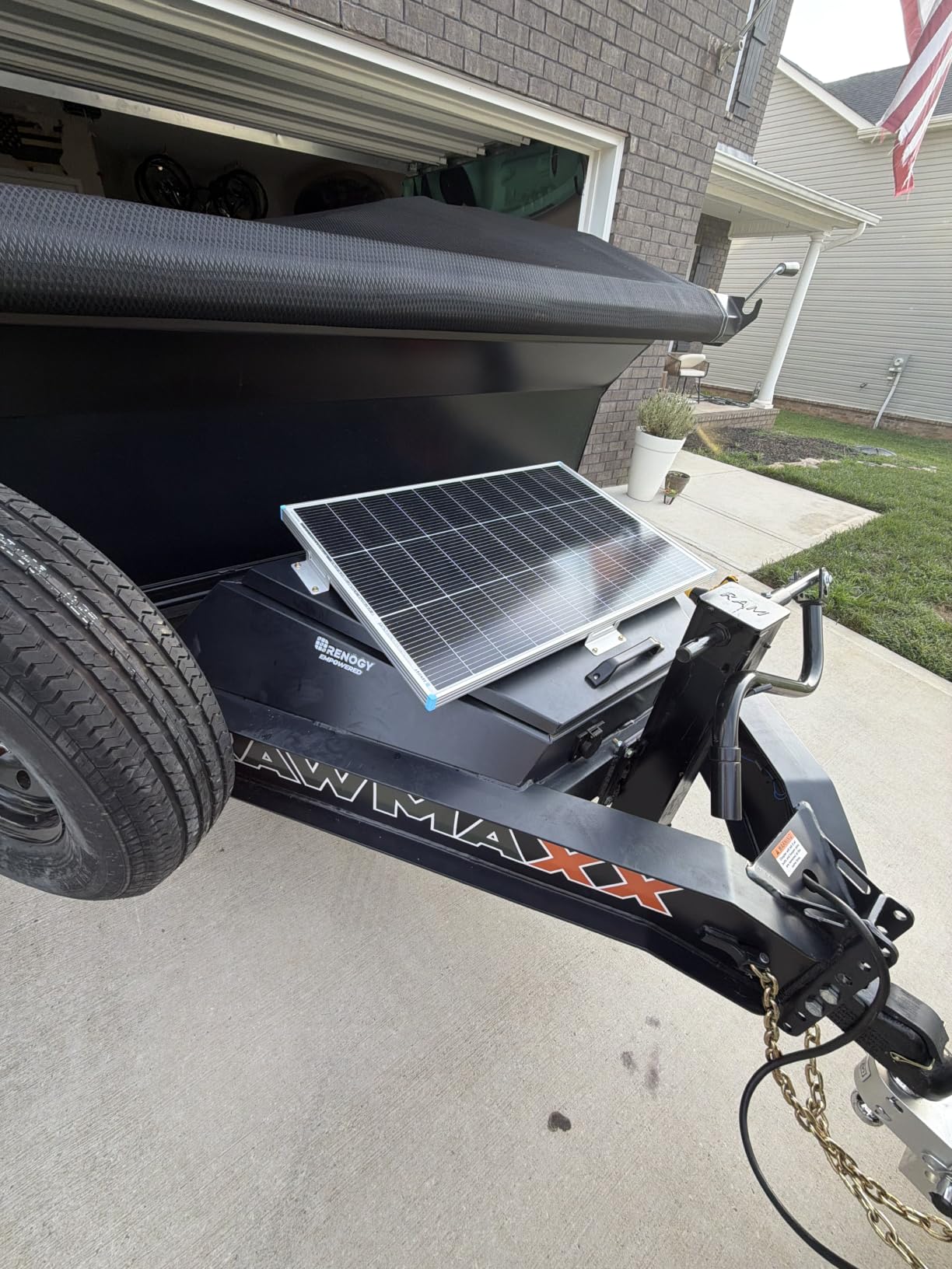 Renogy 100W 12V Solar Panel Starter Kit with 30A PWM Controller | Complete kit includes Monocrystalline solar panel, Charger Controller, cables, Z-brackets. For RVs, campers, off-grid. customer photo 1