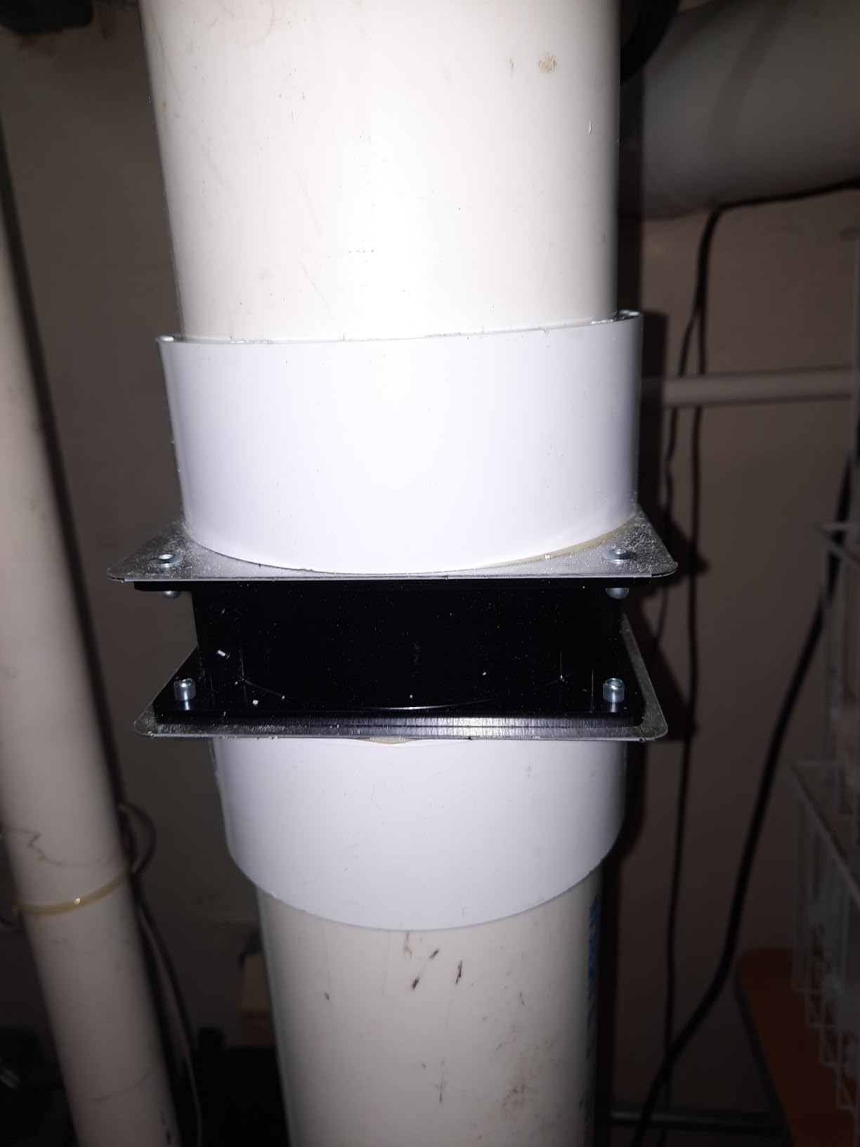 Tjernlund PVC4 Radon Mitigation Fan Model - Exhaust Fan with 6-Ft. Power Cord, Minimal Power Consumption, 4 In. PVC Pipe customer photo 1