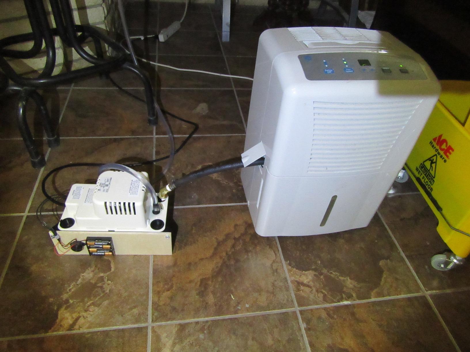 Little Giant VCMA-15ULST 115 Volt, 65 GPH, 1/50 HP Automatic Condensate Removal Pump for HVAC/Refrigeration Systems/Dehumidifiers with Overflow Detection Switch and 20-Foot Tubing, Black/White, 554415 customer photo 2