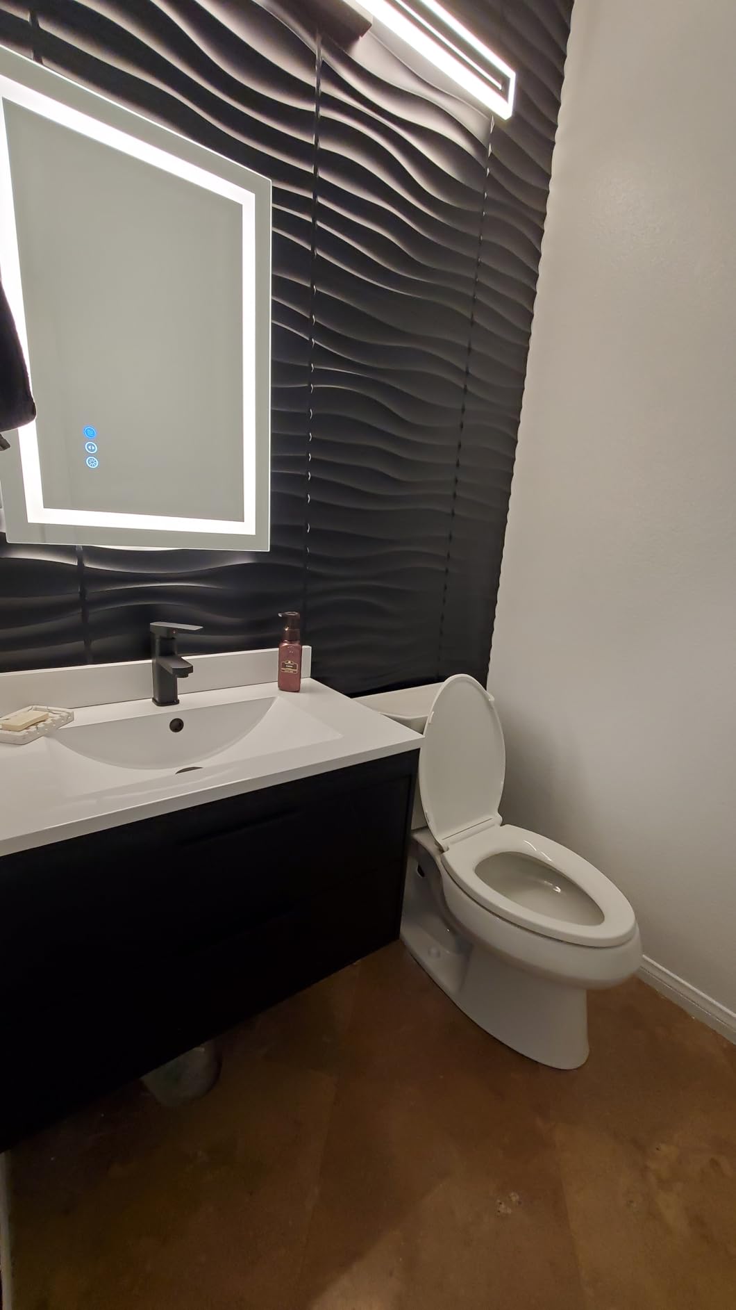 KOHLER K-3988-0 Wellworth Two-Piece Elongated Dual-Flush Toilet with Class Five Flush System and Left-Hand Trip Lever, White customer photo 1