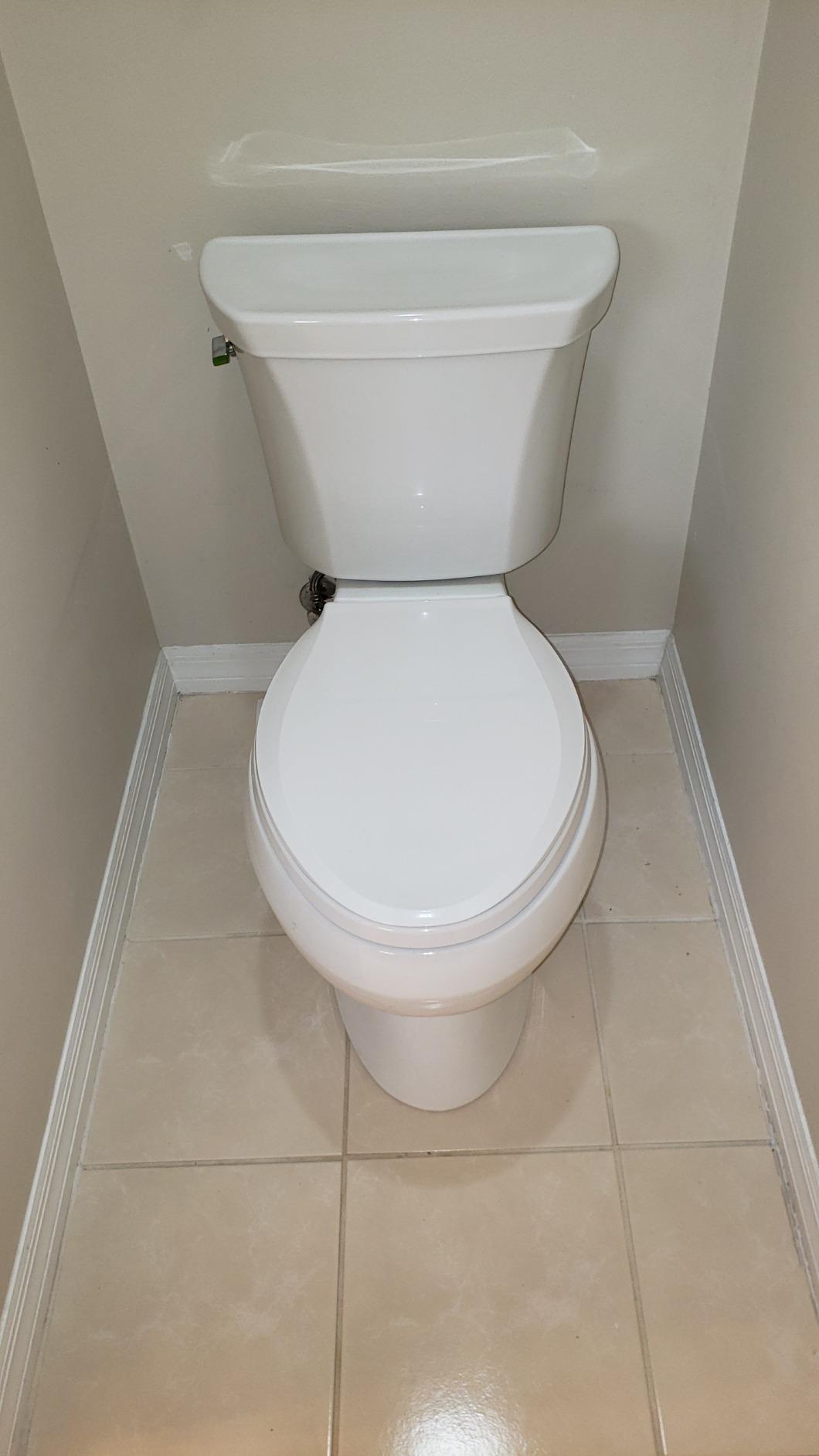 KOHLER K-3988-0 Wellworth Two-Piece Elongated Dual-Flush Toilet with Class Five Flush System and Left-Hand Trip Lever, White customer photo 2