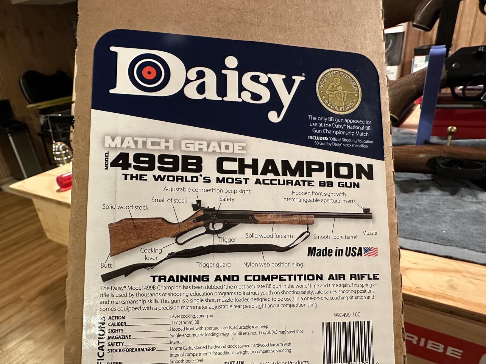 Daisy Match Grade Champion 499B Air Rifle customer photo 2