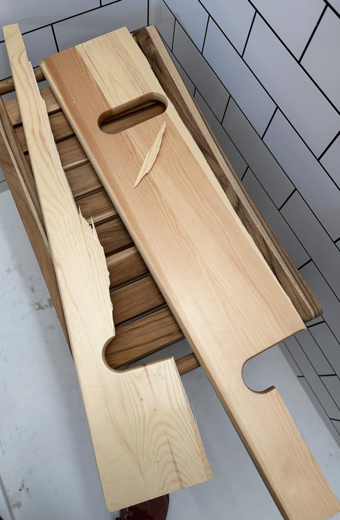 DMI Transfer Board and Slide Board made of Heavy-Duty Wood for Patient,Senior and Handicap Move Assist and Slide Transfers,FSA and HSA Eligible,Holds up to 735 Pounds,2 Cut Out Handle,32 x 10 x 1 customer photo 2