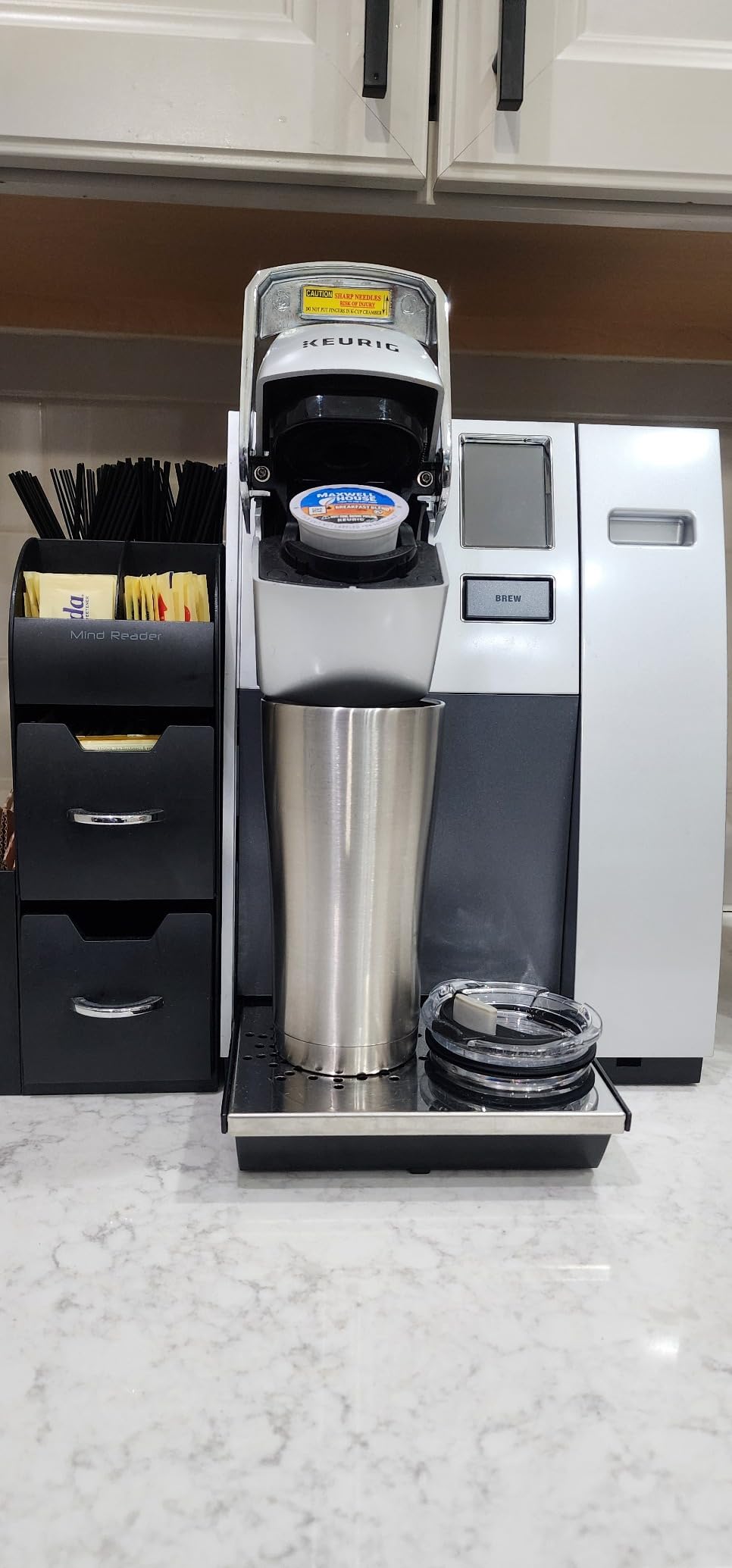 Keurig K155 Office Pro Single Cup Commercial K-Cup Pod Coffee Maker, Silver customer photo 2