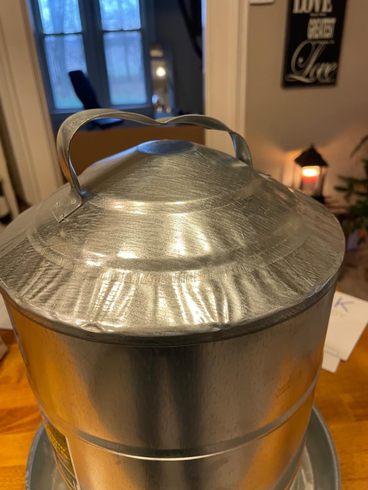 FARM-TUFF Galvanized Poultry Waterer, 3 Gallon Capacity - Double-Wall Poultry Fountain with Cone Top - Automatic Gravity-Fed Water Dispenser for Chickens, Ducks & Game Birds customer photo 2