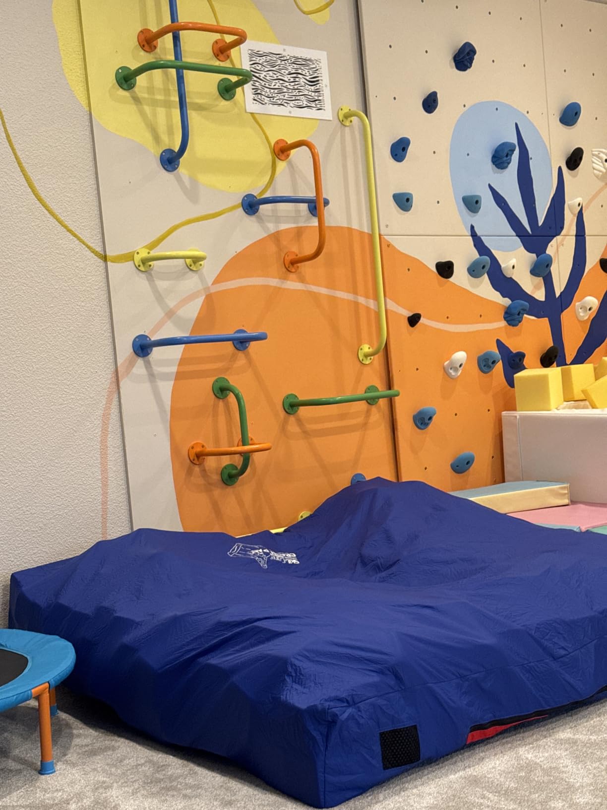 Skil-Care Crash Pads for Kids Sensory, High-Density Foam Crash Mat, Nylon | Water-Resistant Cover Crash Pads with Mesh Vents from 3x4ft to 8x8ft for Daily Use in Sensory Rooms, Schools, Clinics, Home customer photo 1