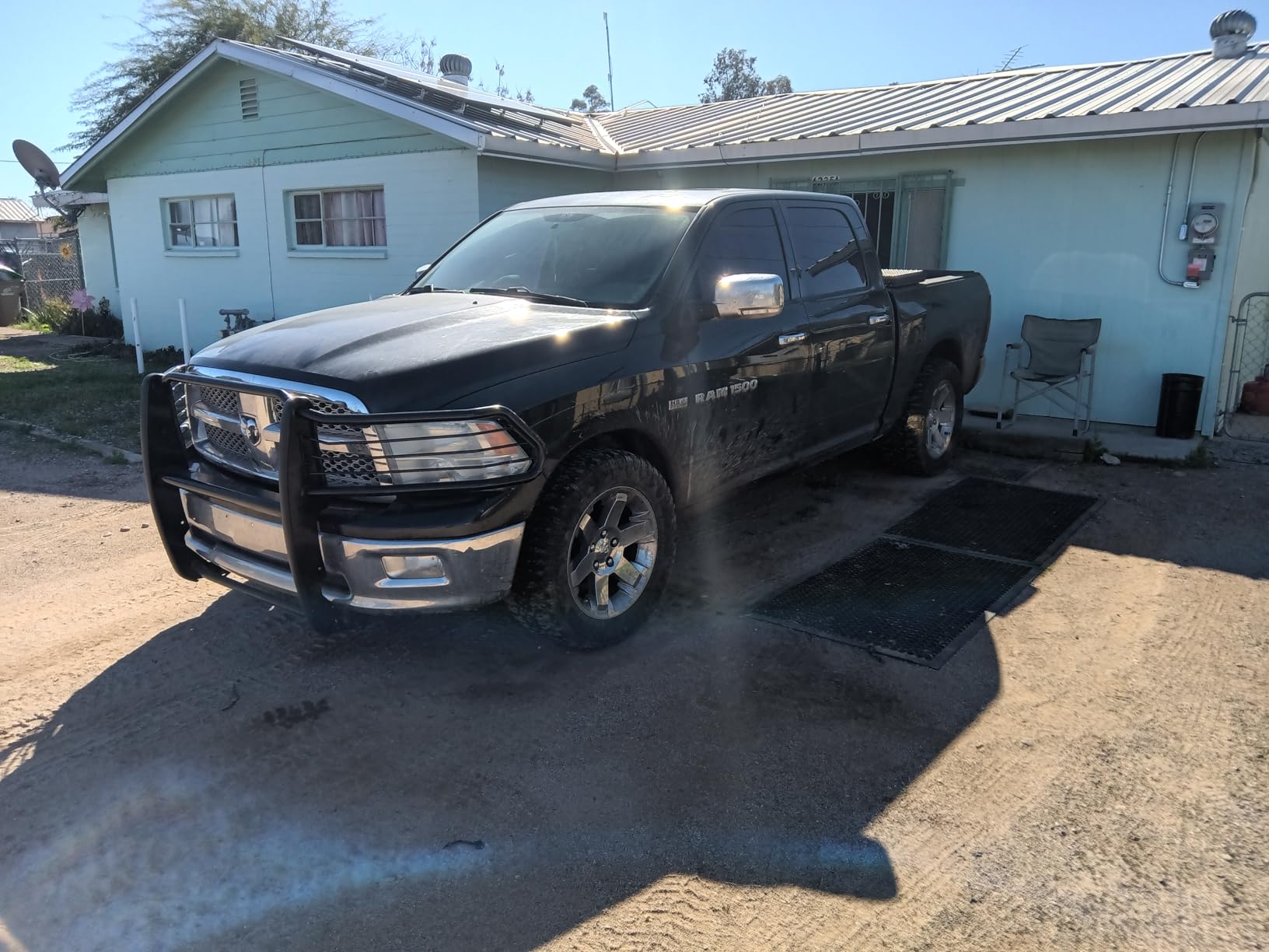 ARIES 5058 1-1/2-Inch Black Steel Grille Guard, No-Drill, Select Dodge, Ram 1500 customer photo 1