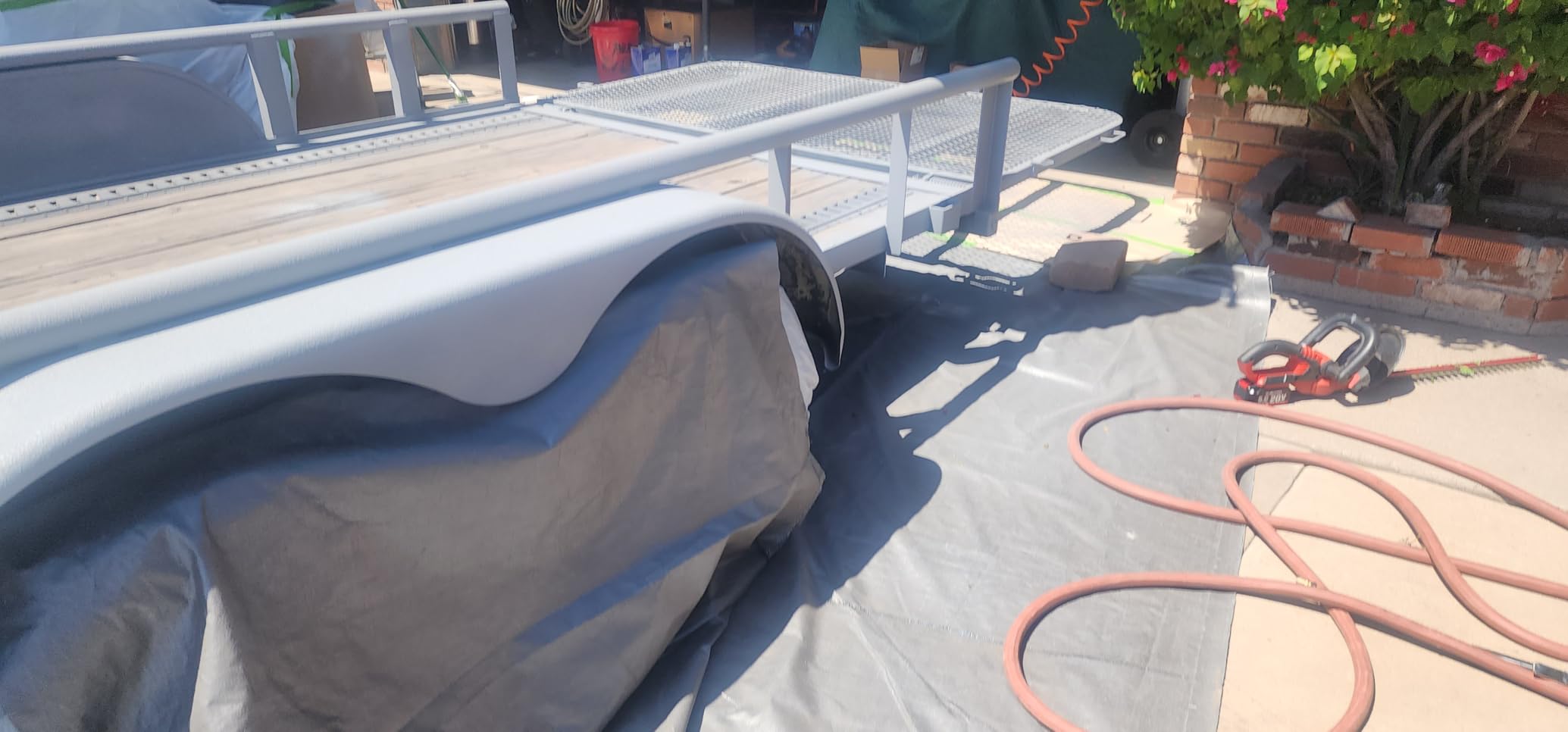 Custom Coat Black 1 Gallon Urethane Spray-On Truck Bed Liner Kit with Spray Gun and Regulator - Easy 3 to 1 Mix Ratio, Just Mix, Shake and Shoot It - Professional Durable Textured Protective Coating customer photo 1