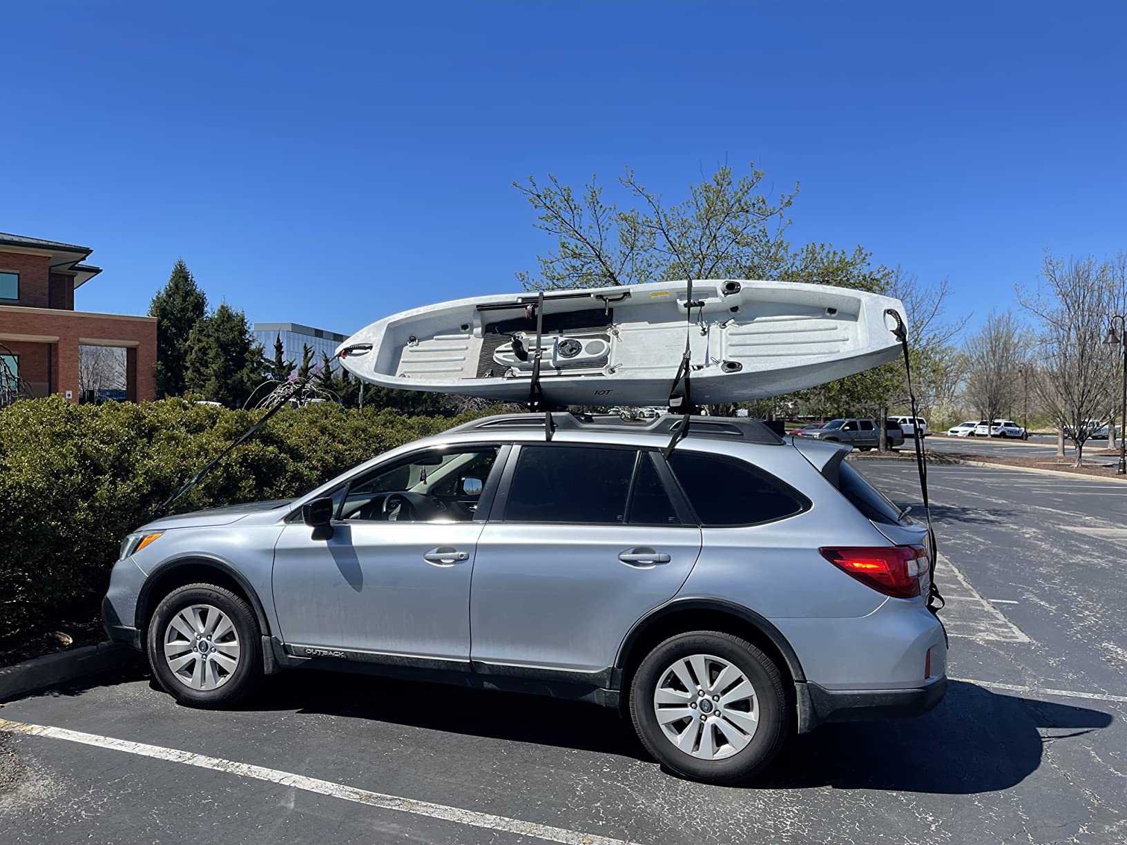 Yakima JayLow Folding J-Cradle Rooftop Kayak Rack with Tie-Downs | Round, Square, Factory or Aerodynamic Fit; Holds 1 Boat up to 100 lb or 2 Boats up to 130 lb Total customer photo 2