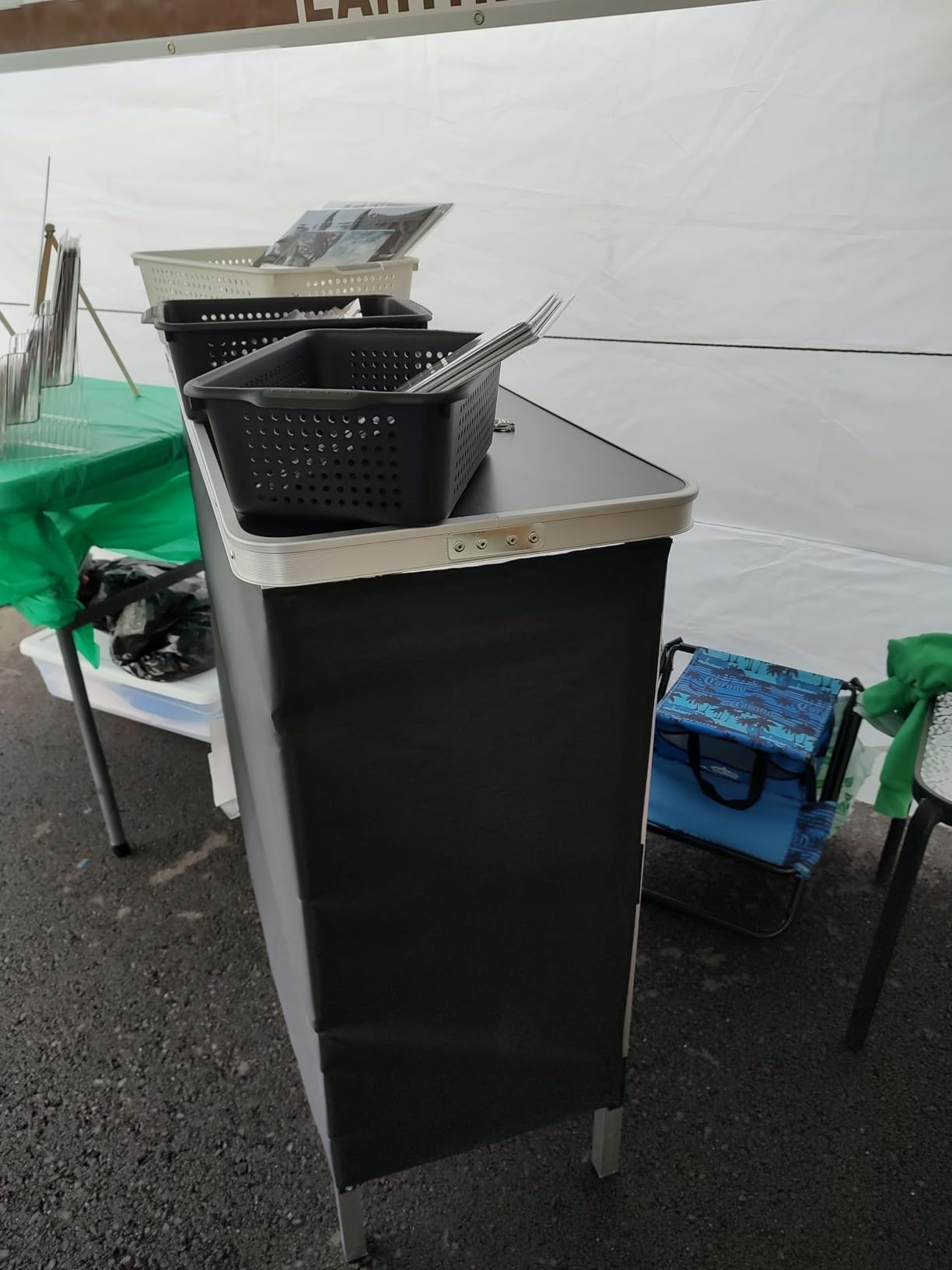 Trademark Innovations Portable Bar Table - Carrying Case Included customer photo 2