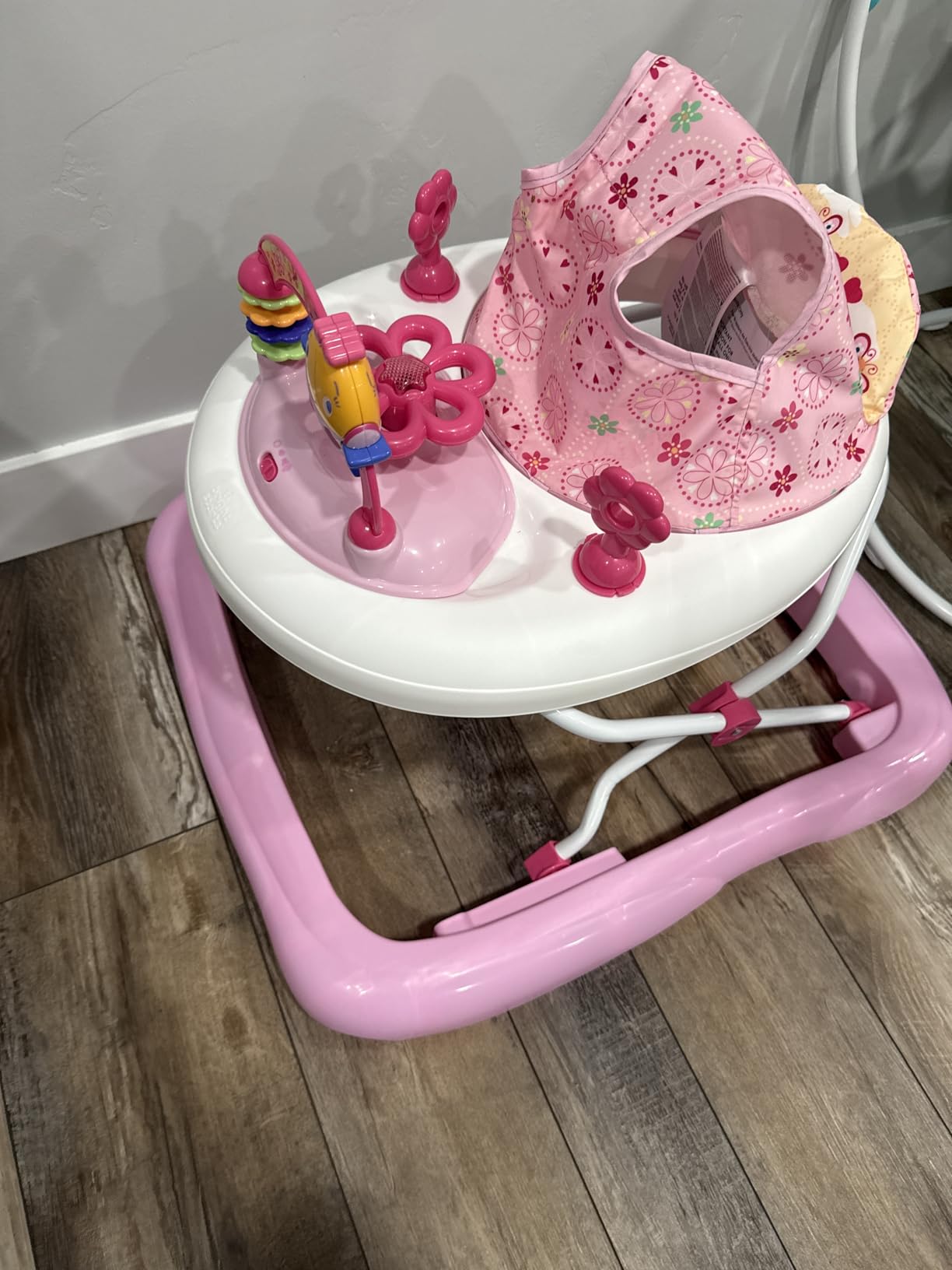 Bright Starts JuneBerry Walk-A-Bout Baby Walker and Entertainer, with Easy Fold Frame for Storage, Ages 6 Months + customer photo 1