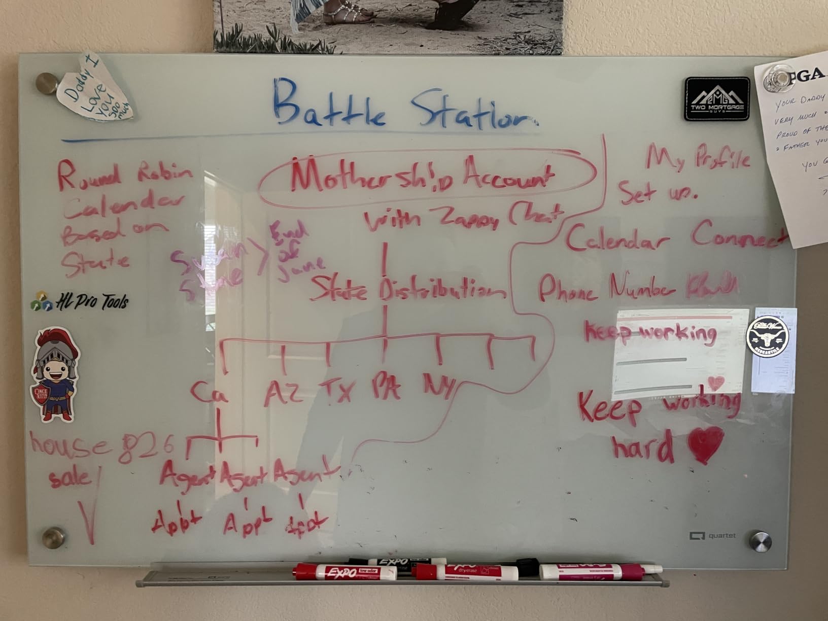 Quartet Whiteboard, Glass Dry Erase Board, Magnetic, 6' x 4', Infinity Frameless Mounting, White Surface, Accessory Tray, 1 Dry Erase Marker and 2 Glass Board Magnets (G7248W) customer photo 2