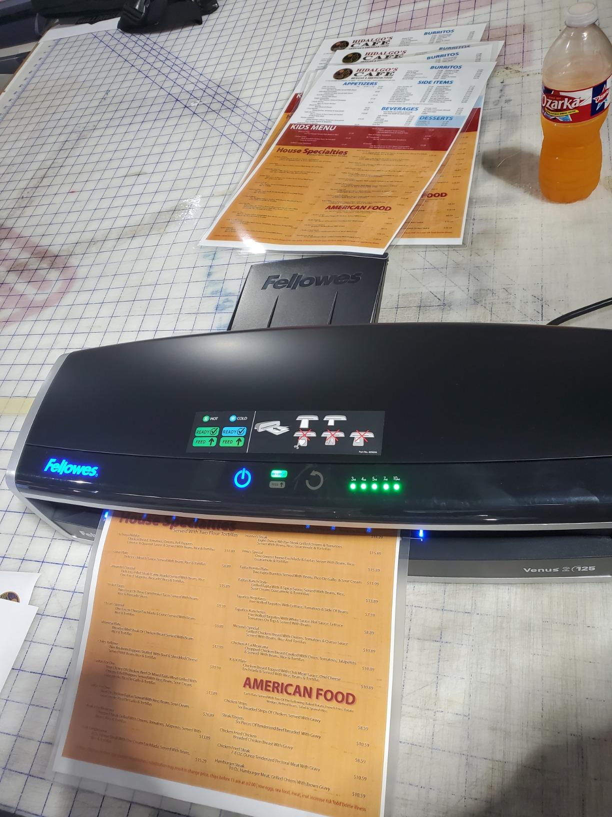 Fellowes Venus 2 125 Thermal Laminator, Classroom Organization & School Supplies Machine, Rapid 30-60 Second Warm-Up, High-Speed AutoSense Technology customer photo 2