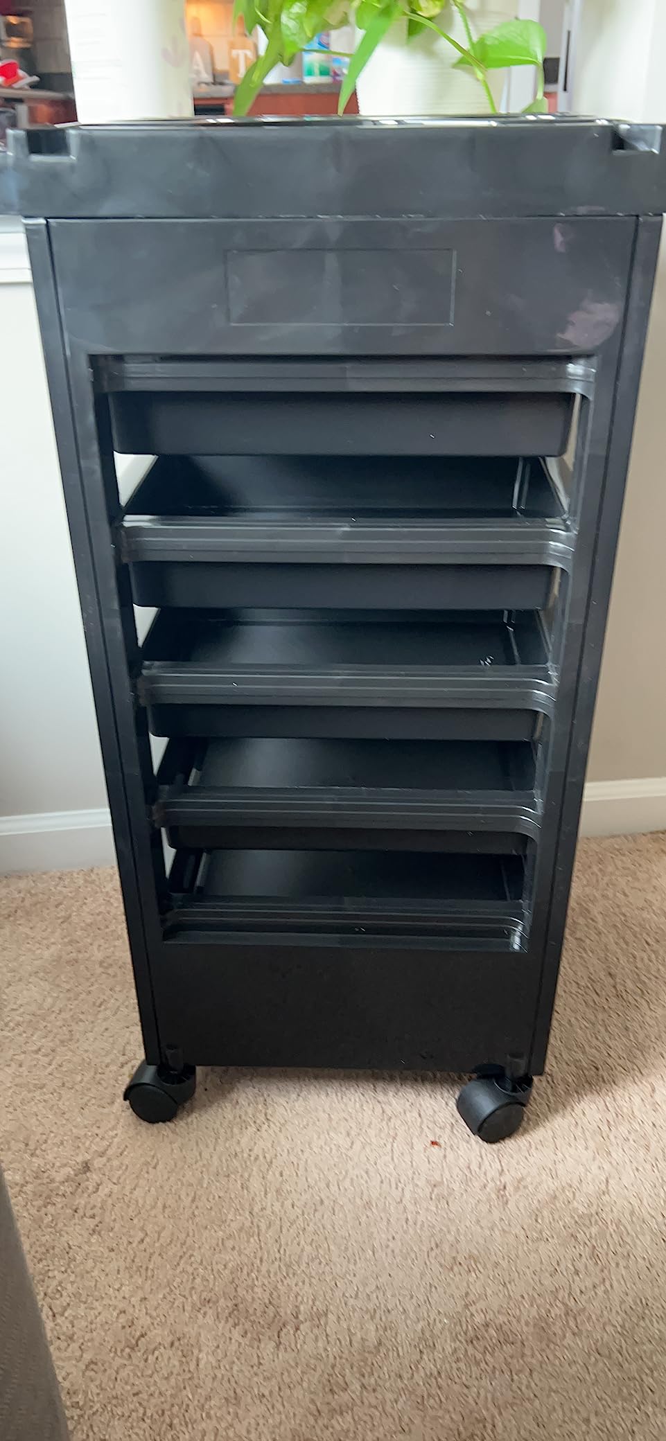 Saloniture Beauty Salon Rolling Trolley Cart with 5 Drawers customer photo 2