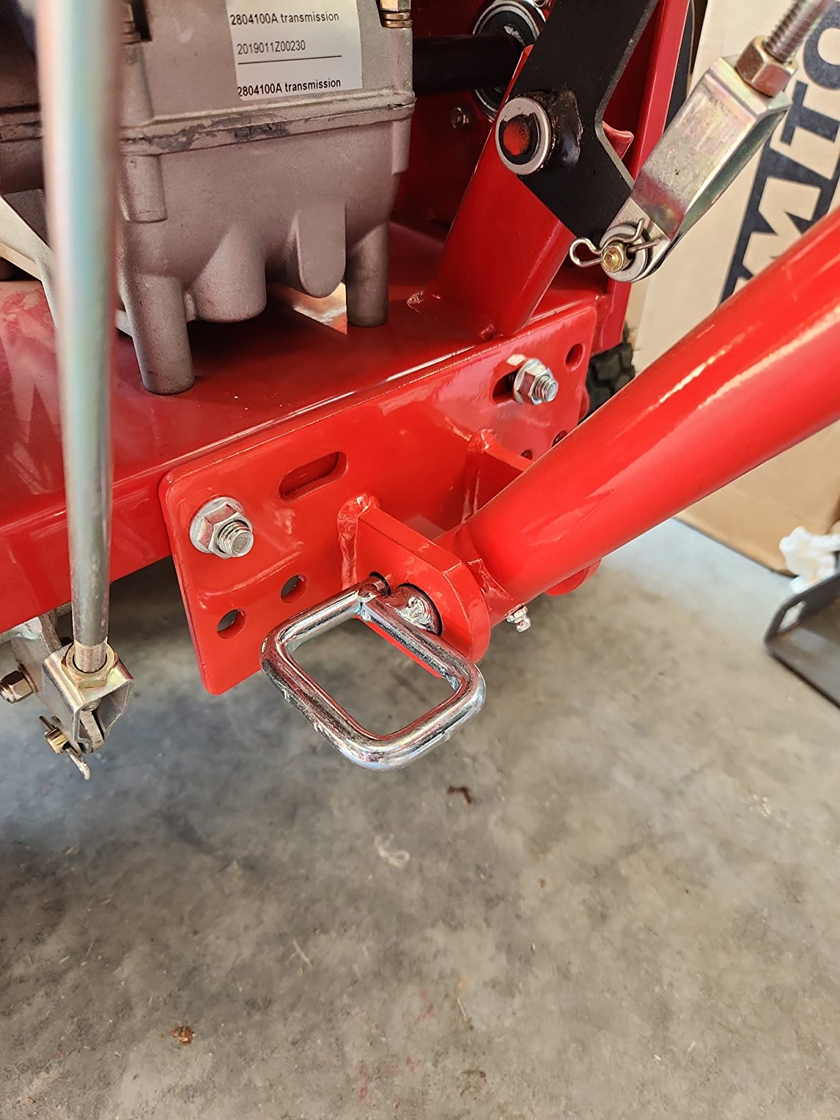 Jungle Jim's Jungle Wheels Lawn Mower Sulky - Red Edition - Stand-On Two-Wheel Sulky for Walk-Behind Mowers customer photo 1