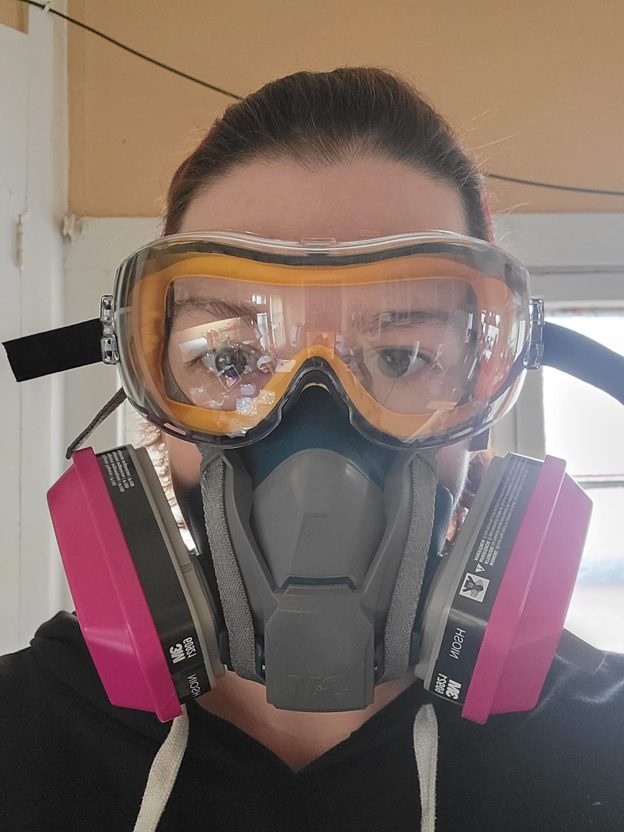 3M Rugged Comfort Quick Latch Half Facepiece Reusable Respirator customer photo 2