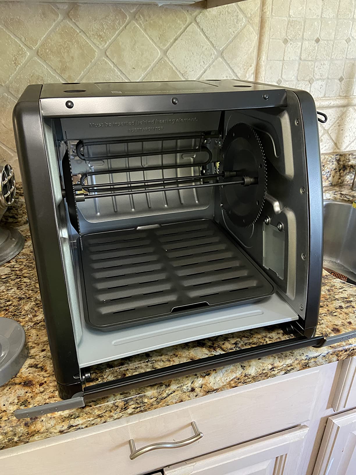 Ronco 5500 Series Rotisserie Oven, Black - 3 Functions Rotisserie, Sear, No-Heat Rotation customer photo 1