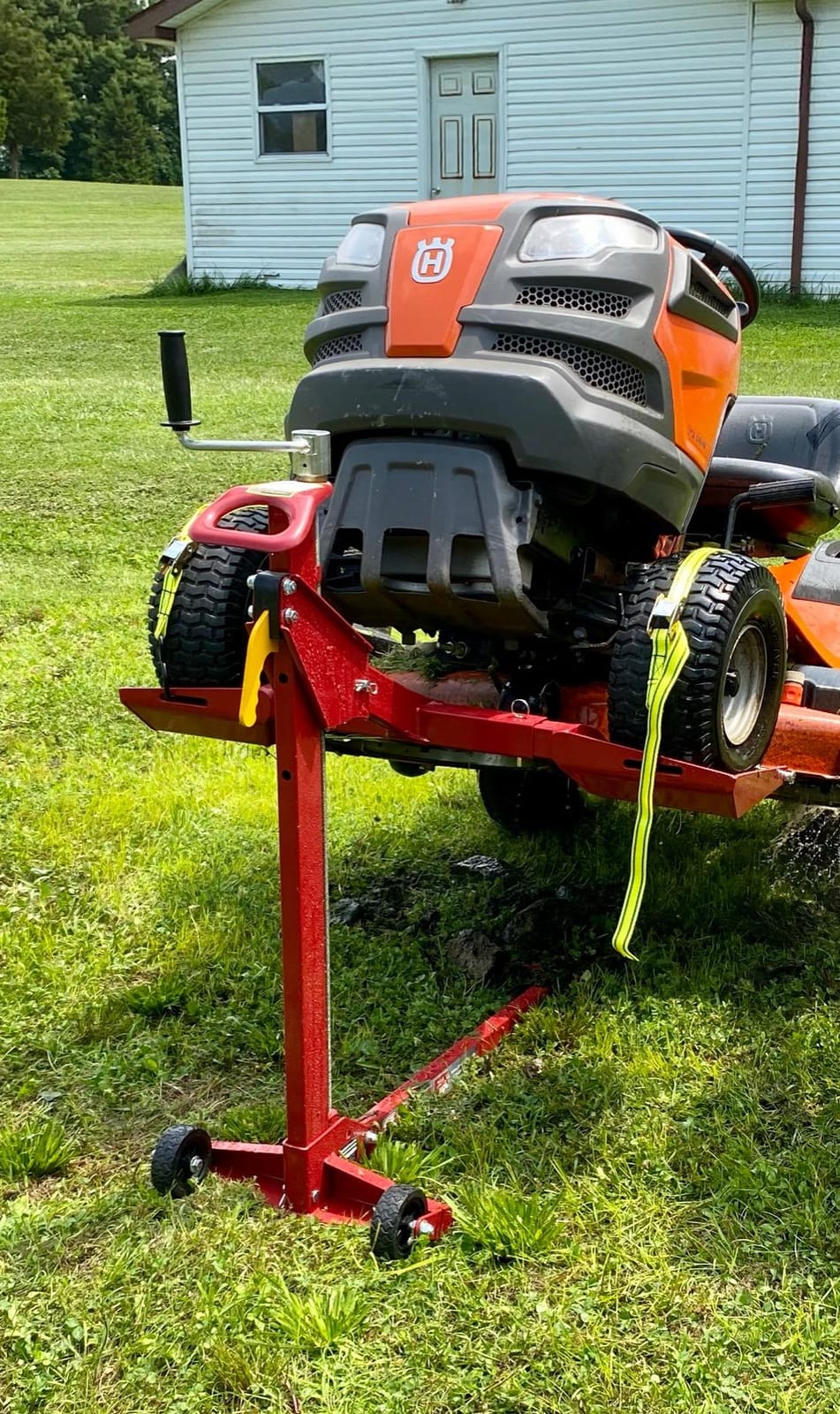 MoJack EZ MAX 45001 Riding Lawn Mower Lift Jack, 450 lb, Zero Turn/Tractor customer photo 1