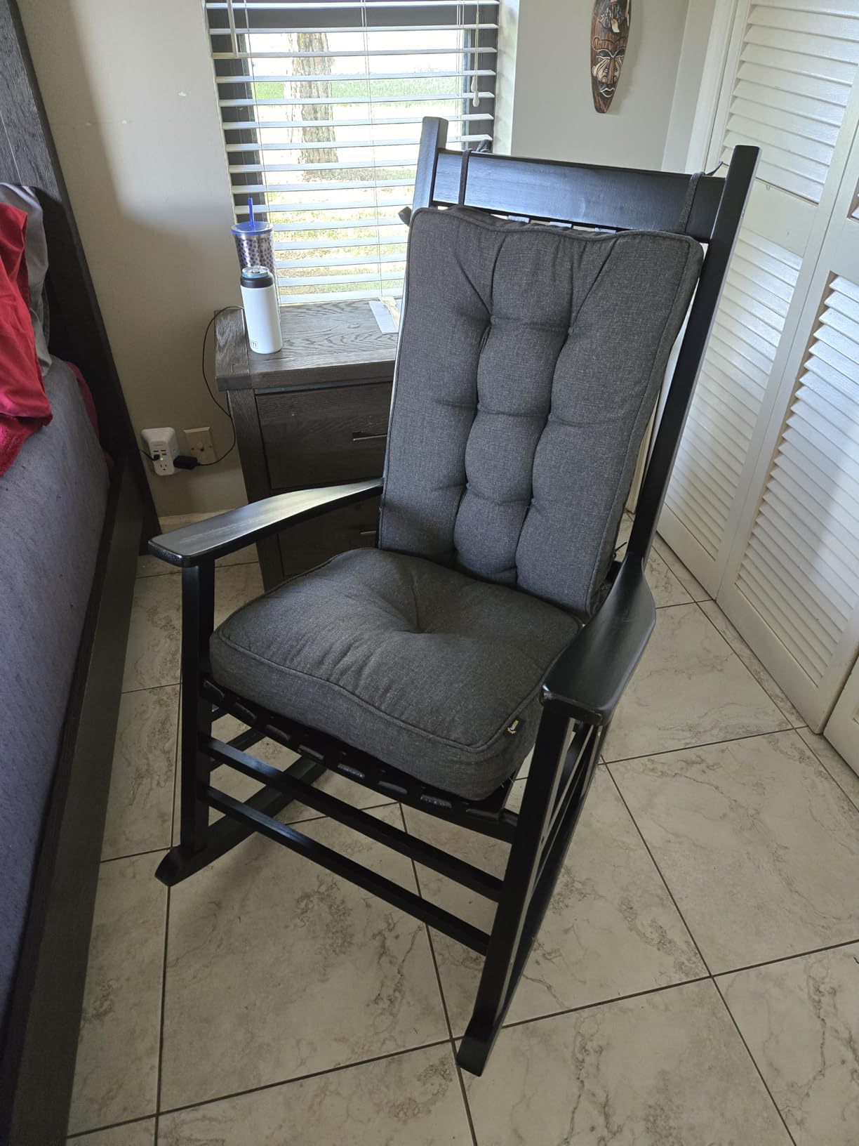 Shine Company 4332WT Vermont Porch Rocker, White (2nd Gen) customer photo 2