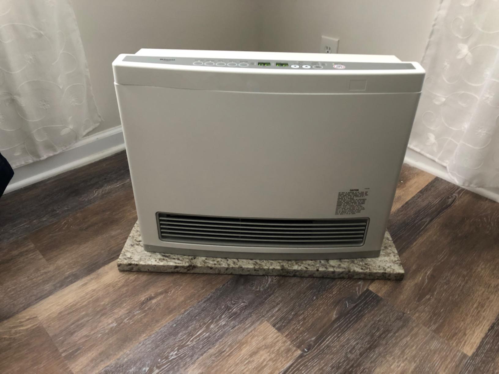 Rinnai FC824N Ventless Natural Gas Heater with Programmable Thermostat customer photo 2