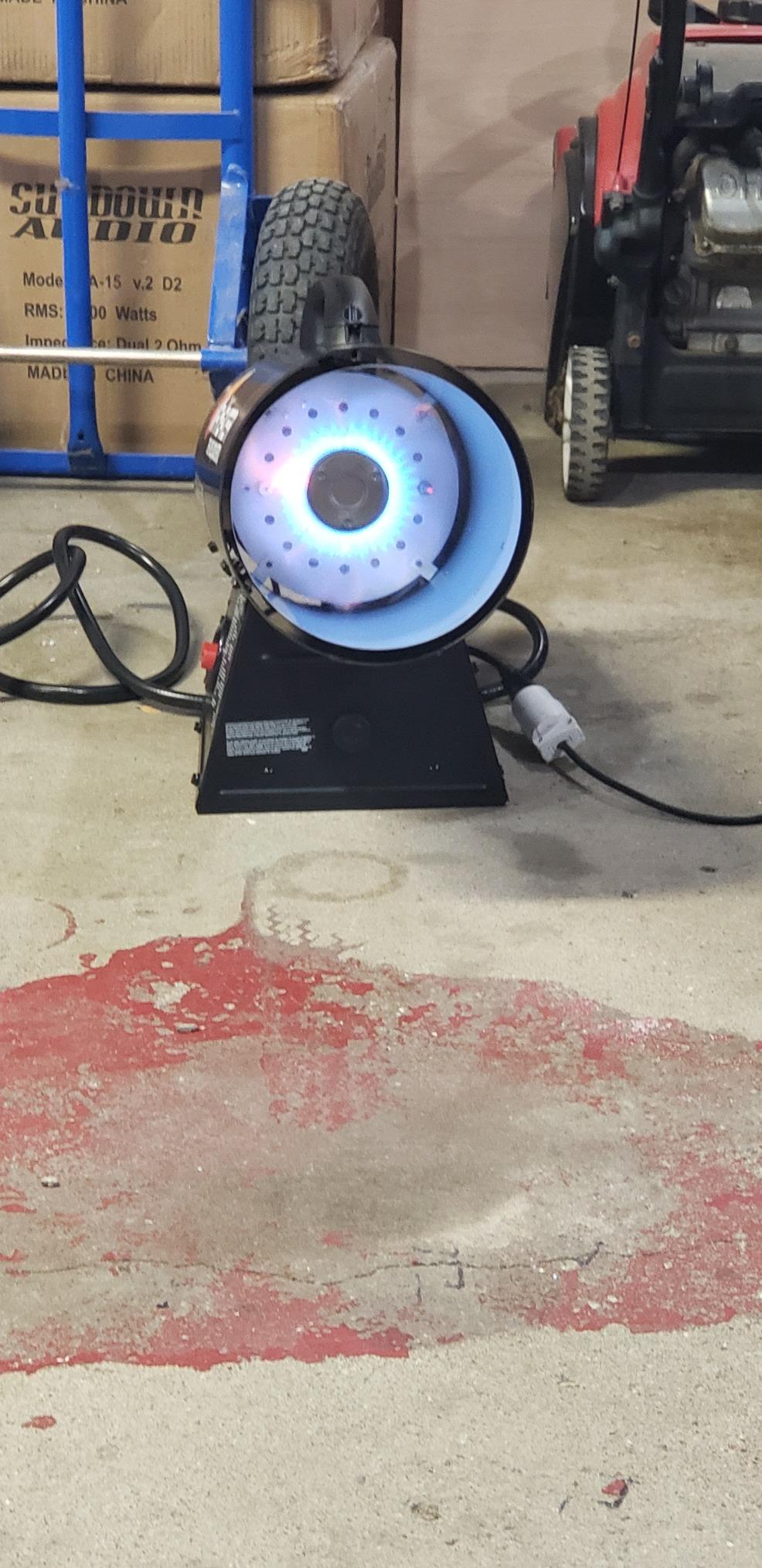 Mr. Heater 125,000 BTU Quiet Burner Technology Forced Air Propane Heater customer photo 1