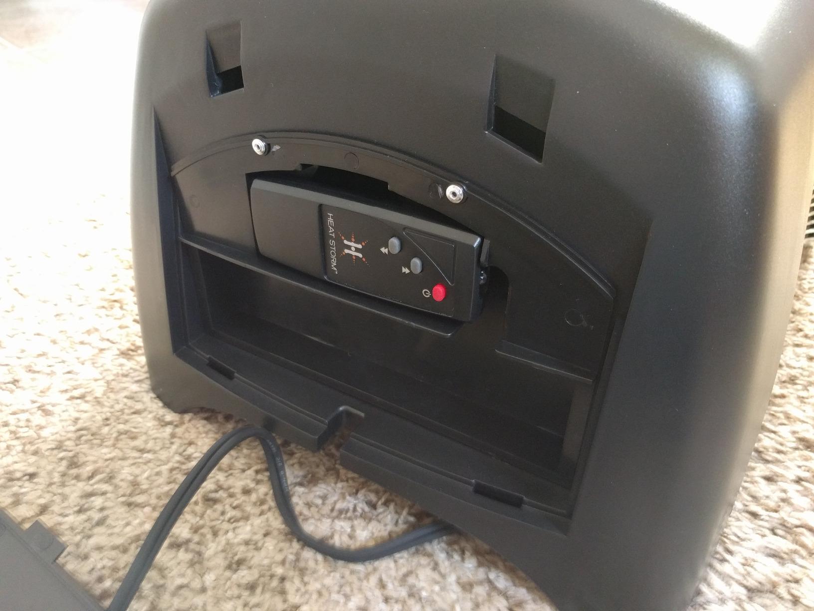 Heat Storm Mojave Indoor Ultra Lightweight Portable Infrared Space Heater - 1500 Watts - Built in Thermostat & Overheat Sensor - Remote Control customer photo 2