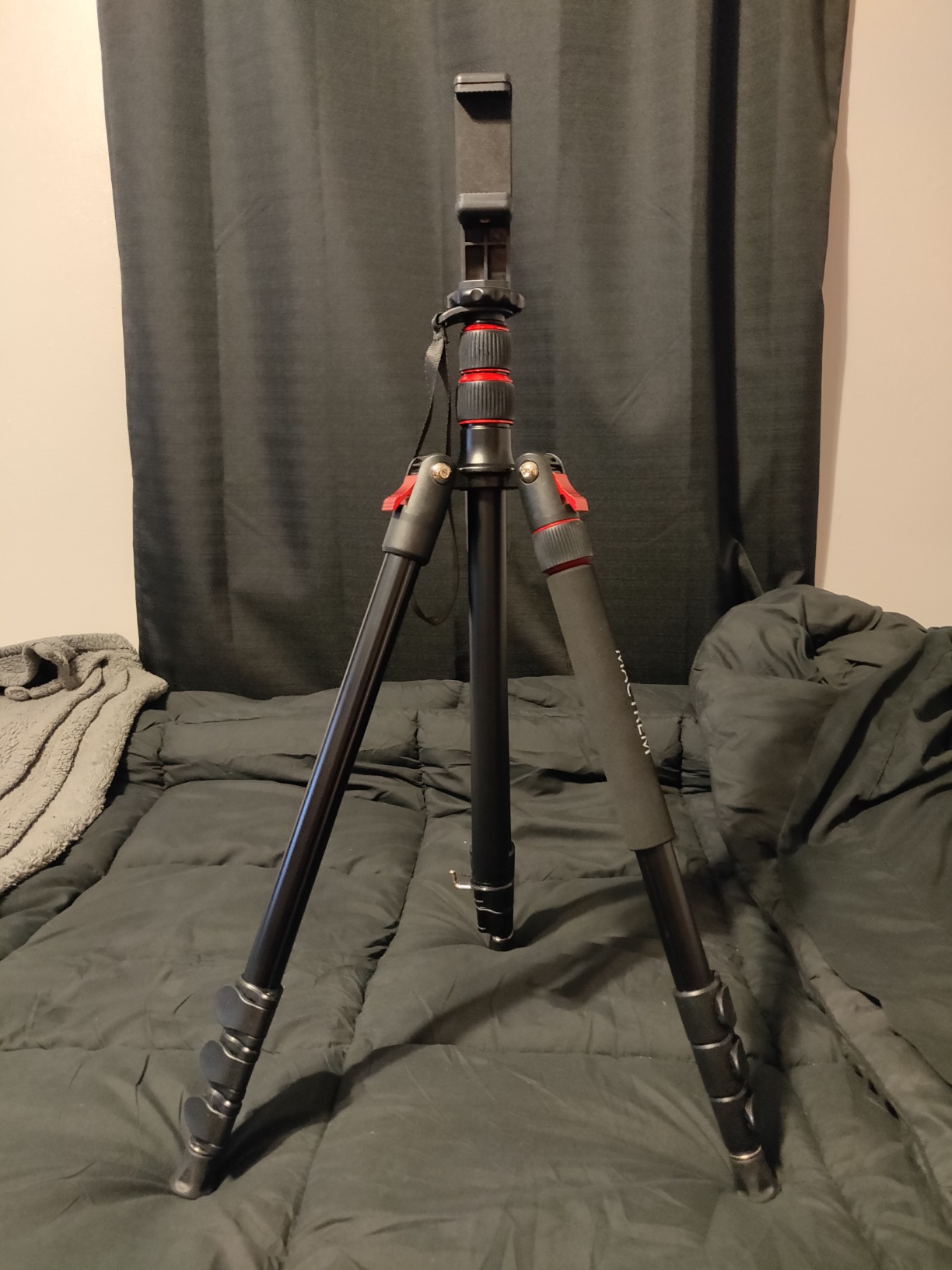MACTREM 90in 2-in-1 Camera Tripod Monopod Aluminum Heavy Duty Travel Tripod | 360 Degree Ball Head for Macro Photography, Max Load 33lb, Portable for DSLR & Phone, Includes Carry Bag for Travel & Vlogging customer photo 1