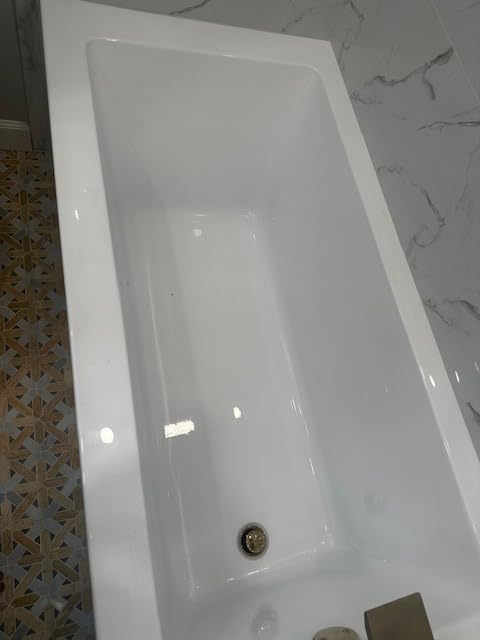 KINGSTON BRASS VTDE603122R 60-Inch Contemporary Alcove Acrylic Bathtub with Right Hand Drain and Overflow Holes, White customer photo 2