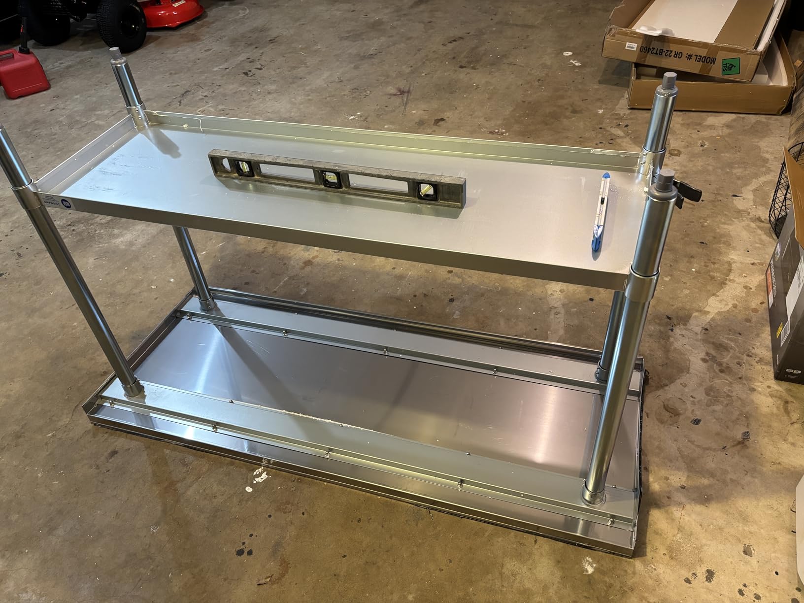 GRIDMANN Stainless Steel Kitchen Prep Table 72 x 30 Inches with Backsplash & Under Shelf, NSF Commercial Work Table for Restaurant and Home customer photo 1