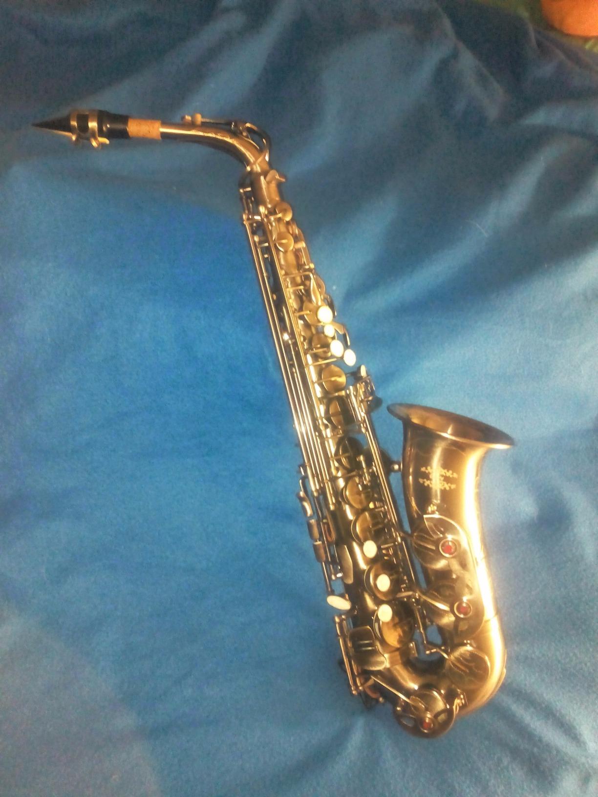Glory Gold Laquer E Flat Alto Saxophone with 11reeds,8 Pads cushions,case,carekit customer photo 2