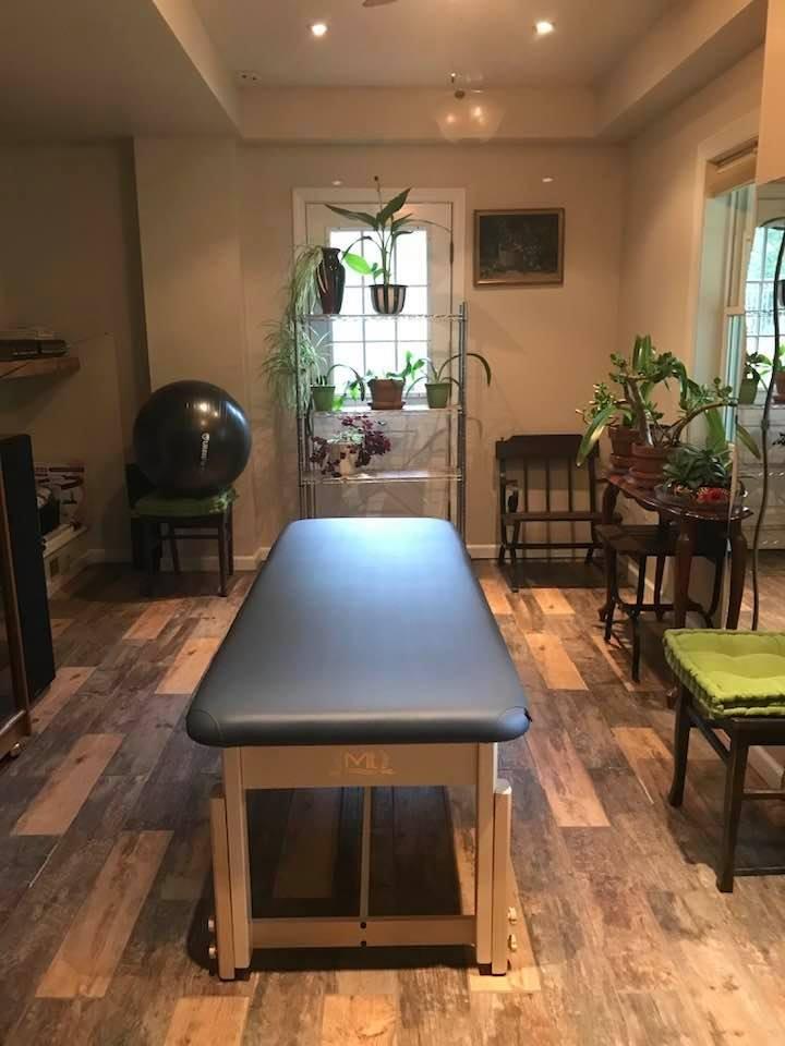 MT Harvey Treatment Stationary Massage Table for Clinic, Massage and Acupuncture Royal Blue customer photo 1