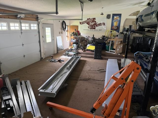 TRIUMPH NSS-8 8000Lbs 4 Post Storage Service Car Auto Lift Truck Hoist customer photo 1