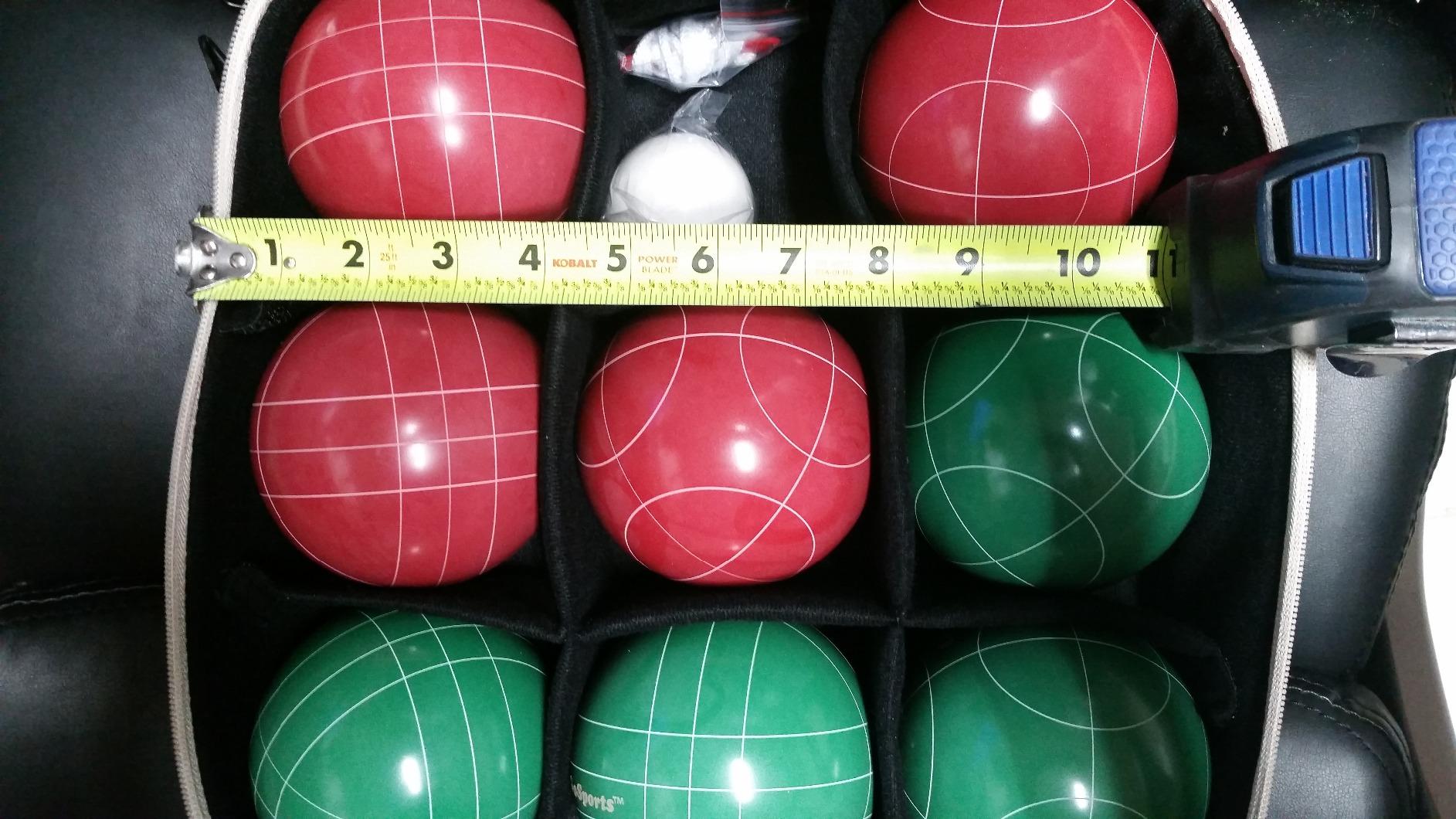 GoSports 100 mm Regulation Bocce Set with 8 Balls, Pallino, Case and Measuring Rope customer photo 2